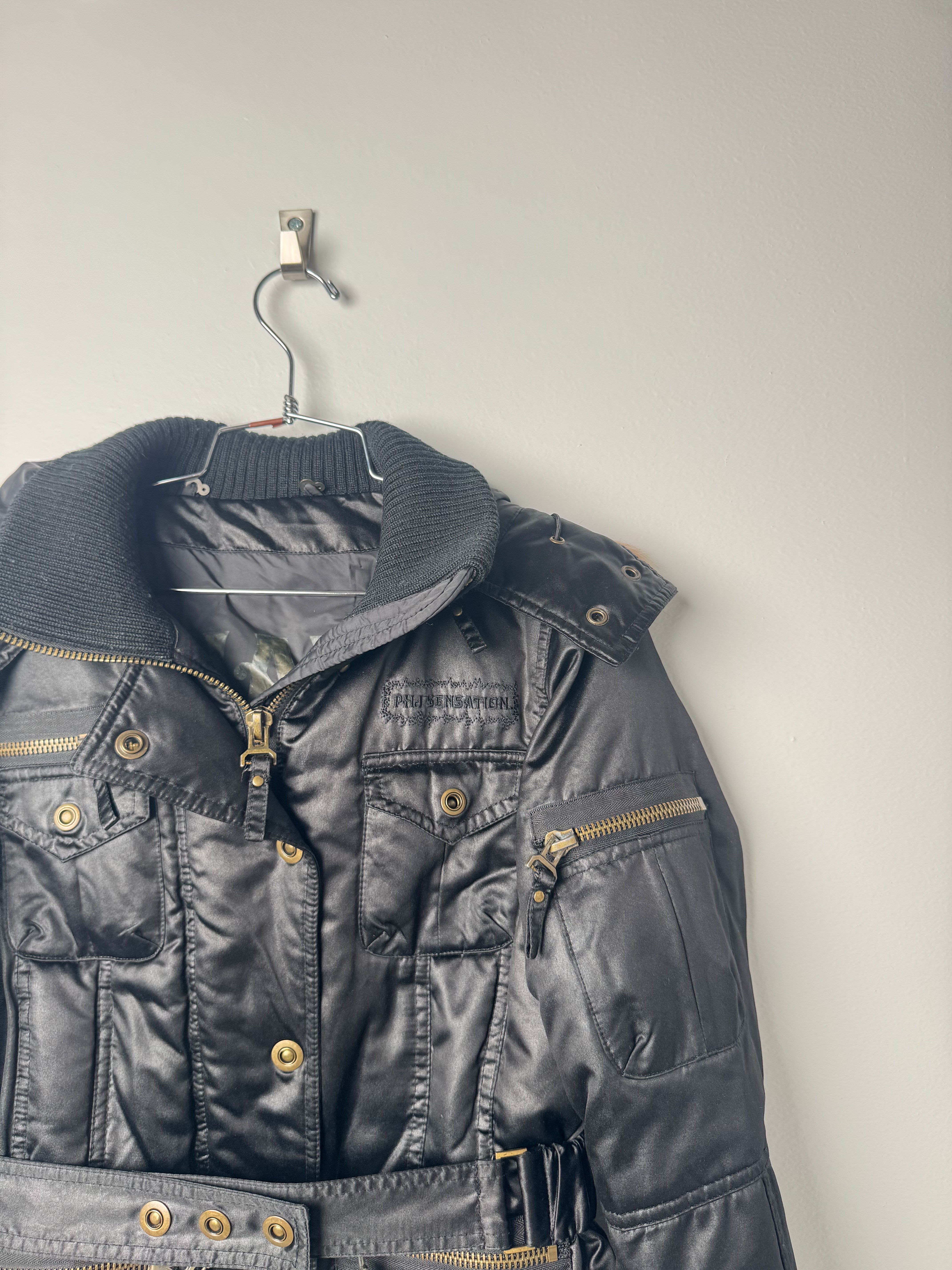 מעיל פוף שחור Phard (S)