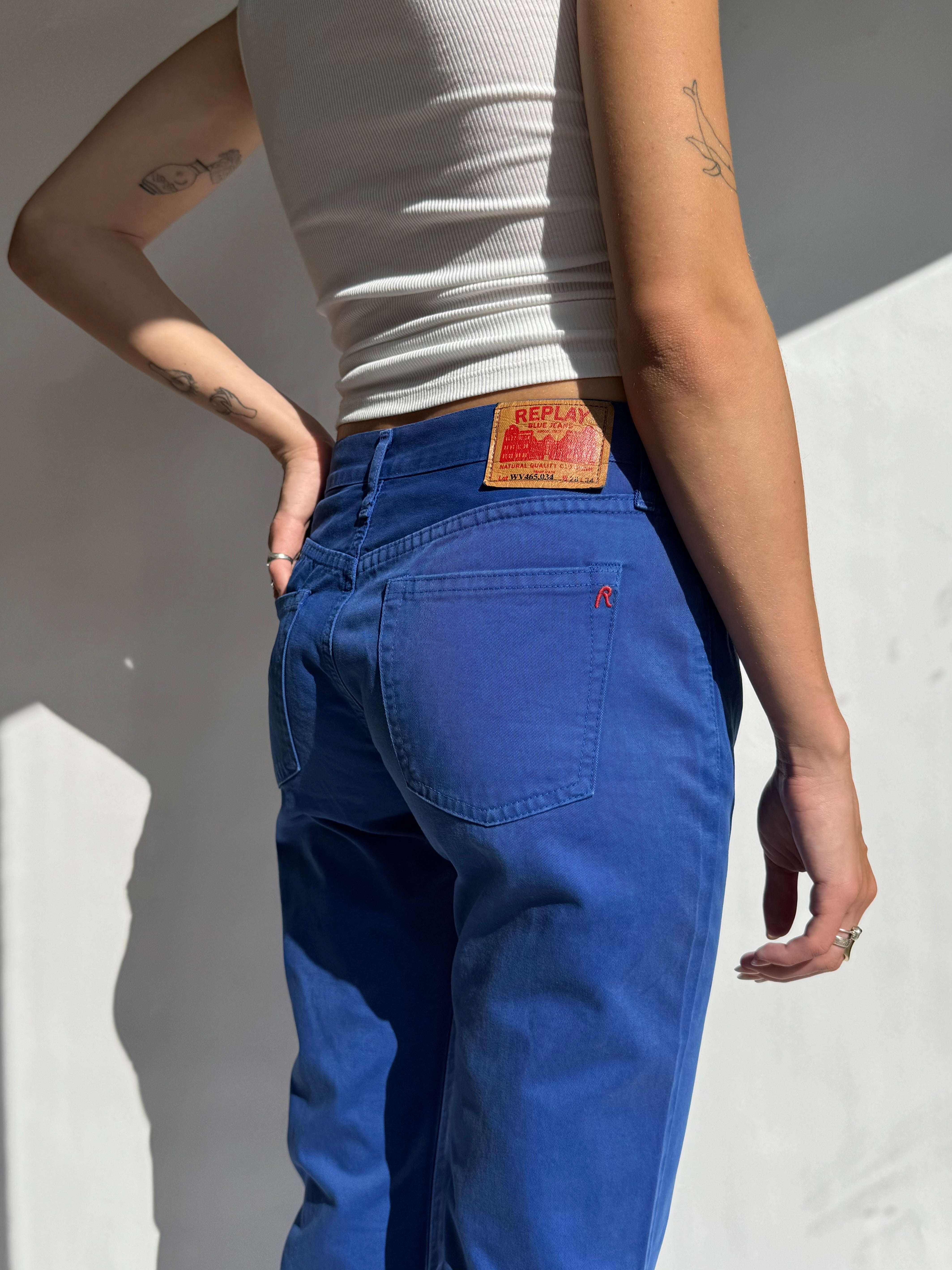 ג׳ינס כחול מתרחב (Replay (34-36