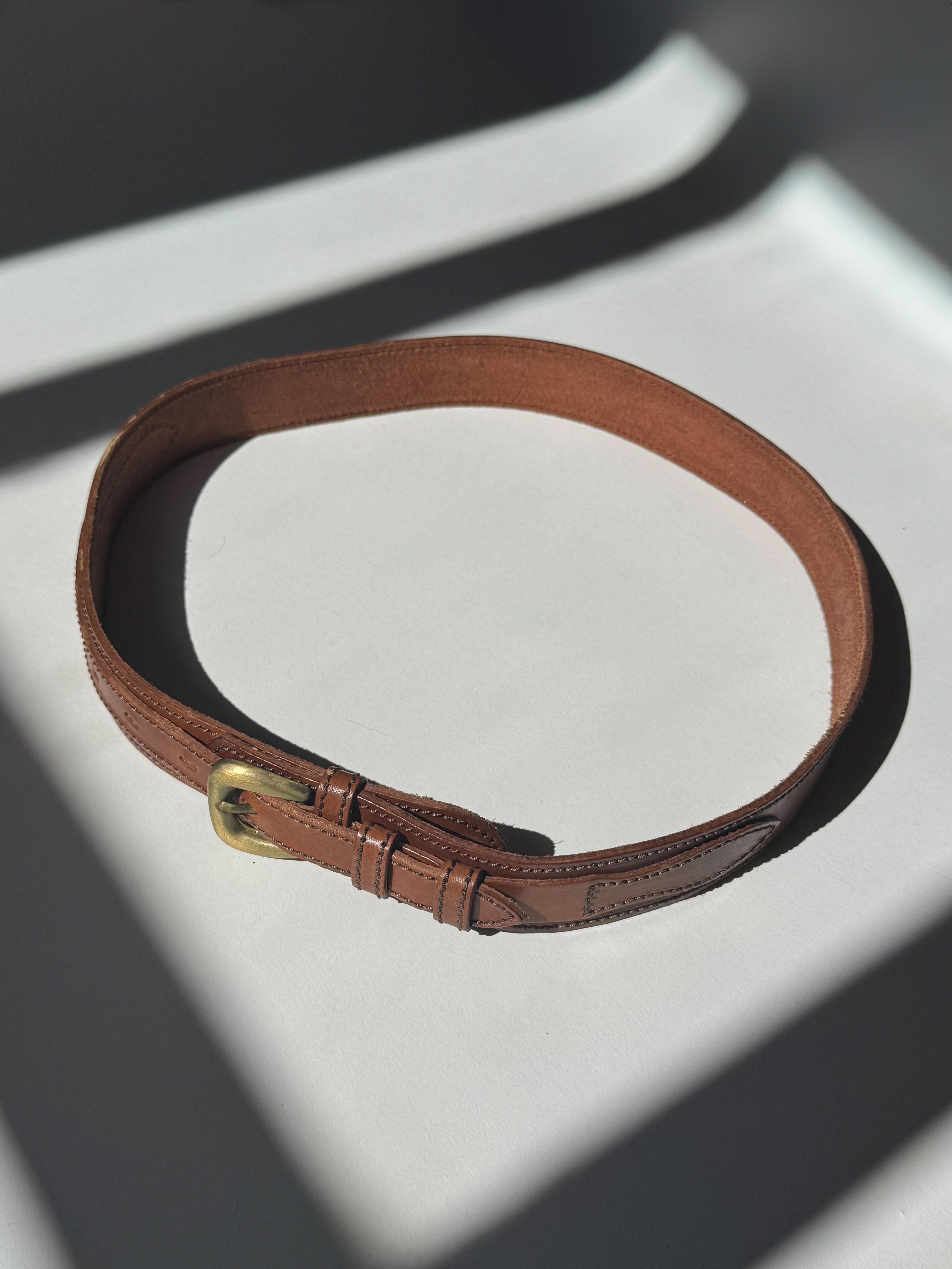 חגורת עור חומה (34)