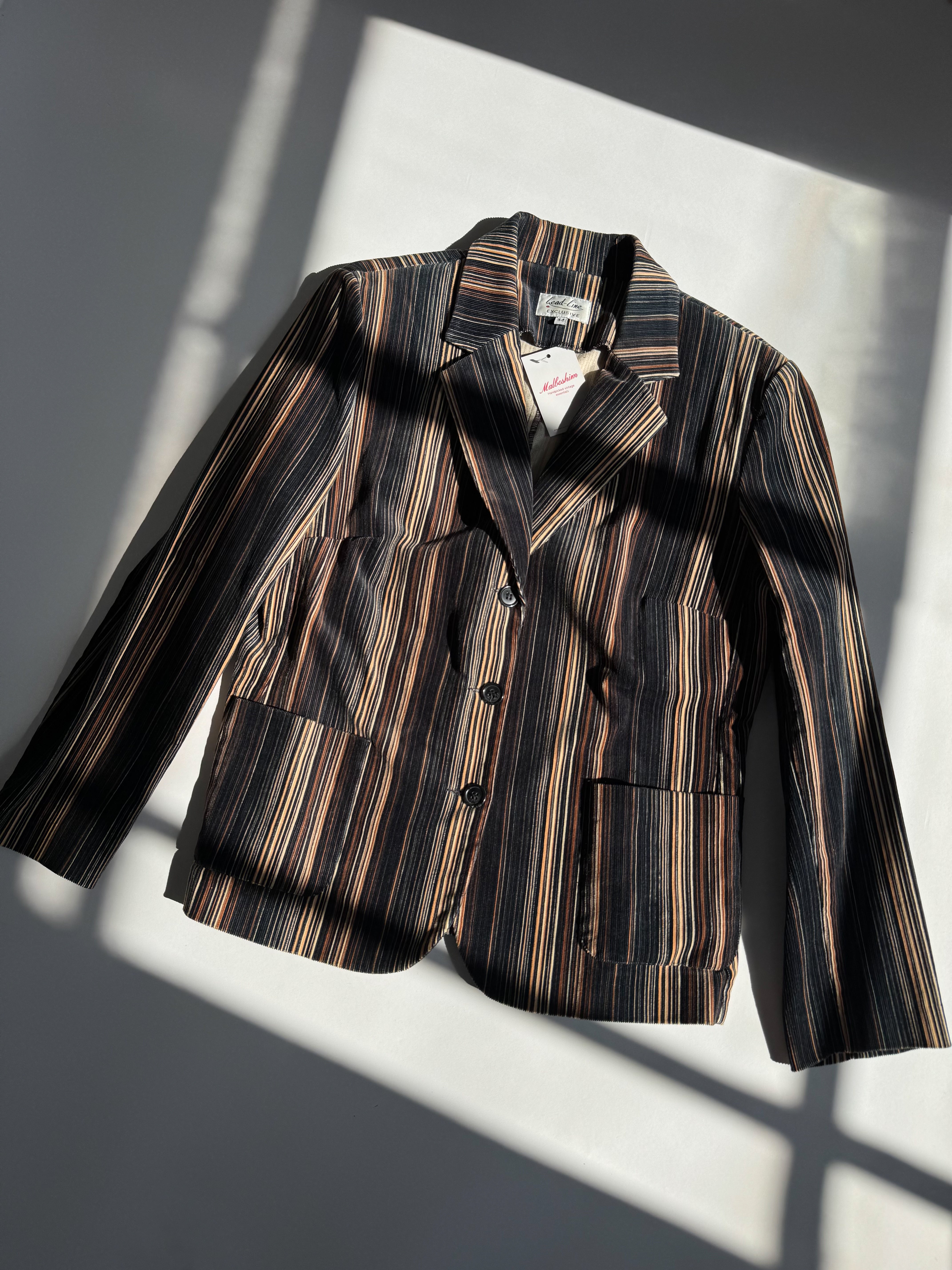 בלייזר קורדרוי פסים (M)