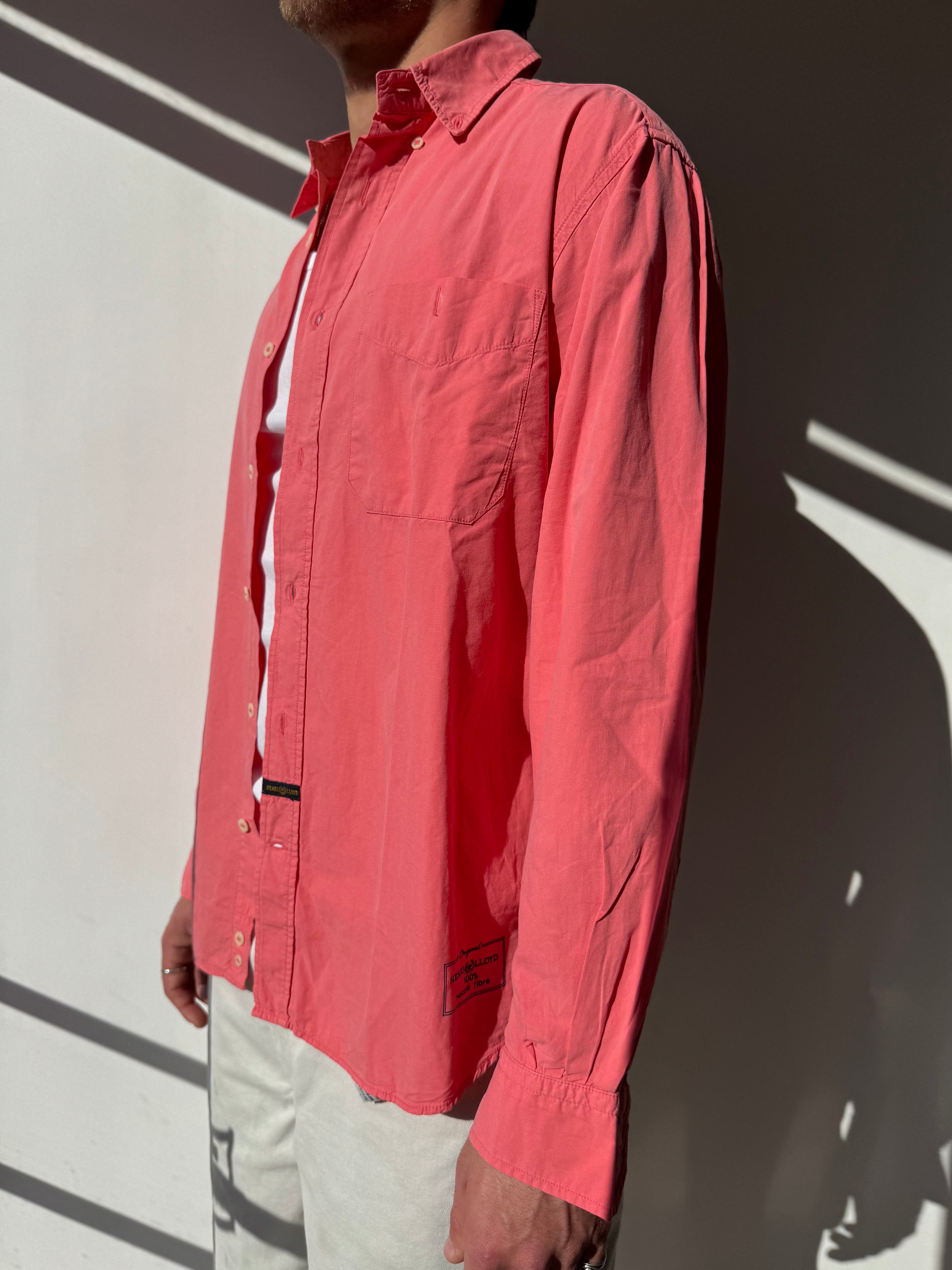 חולצה מכופתרת ורודה (M)