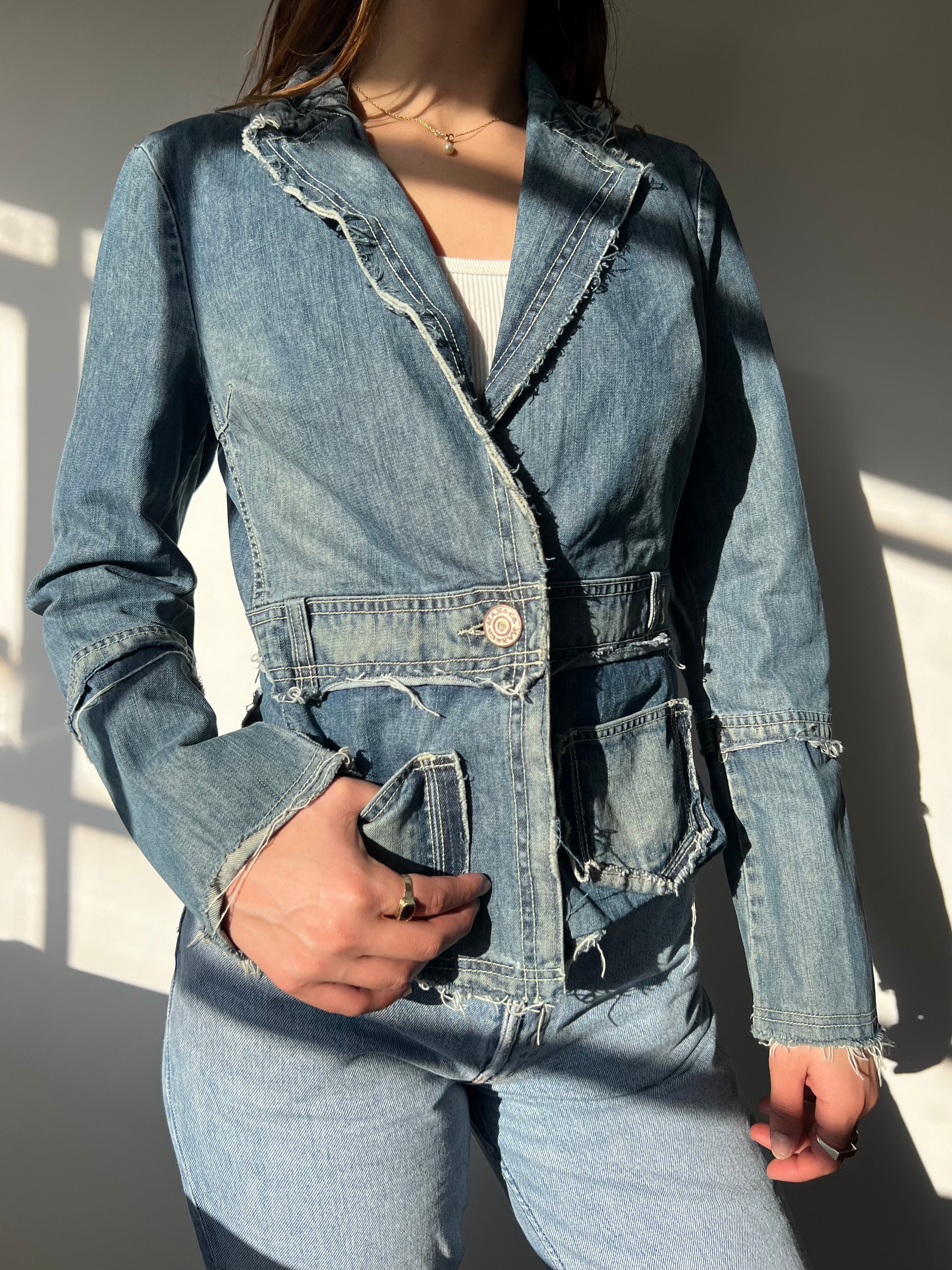 בלייזר ג׳ינס Max&Co (S-M)