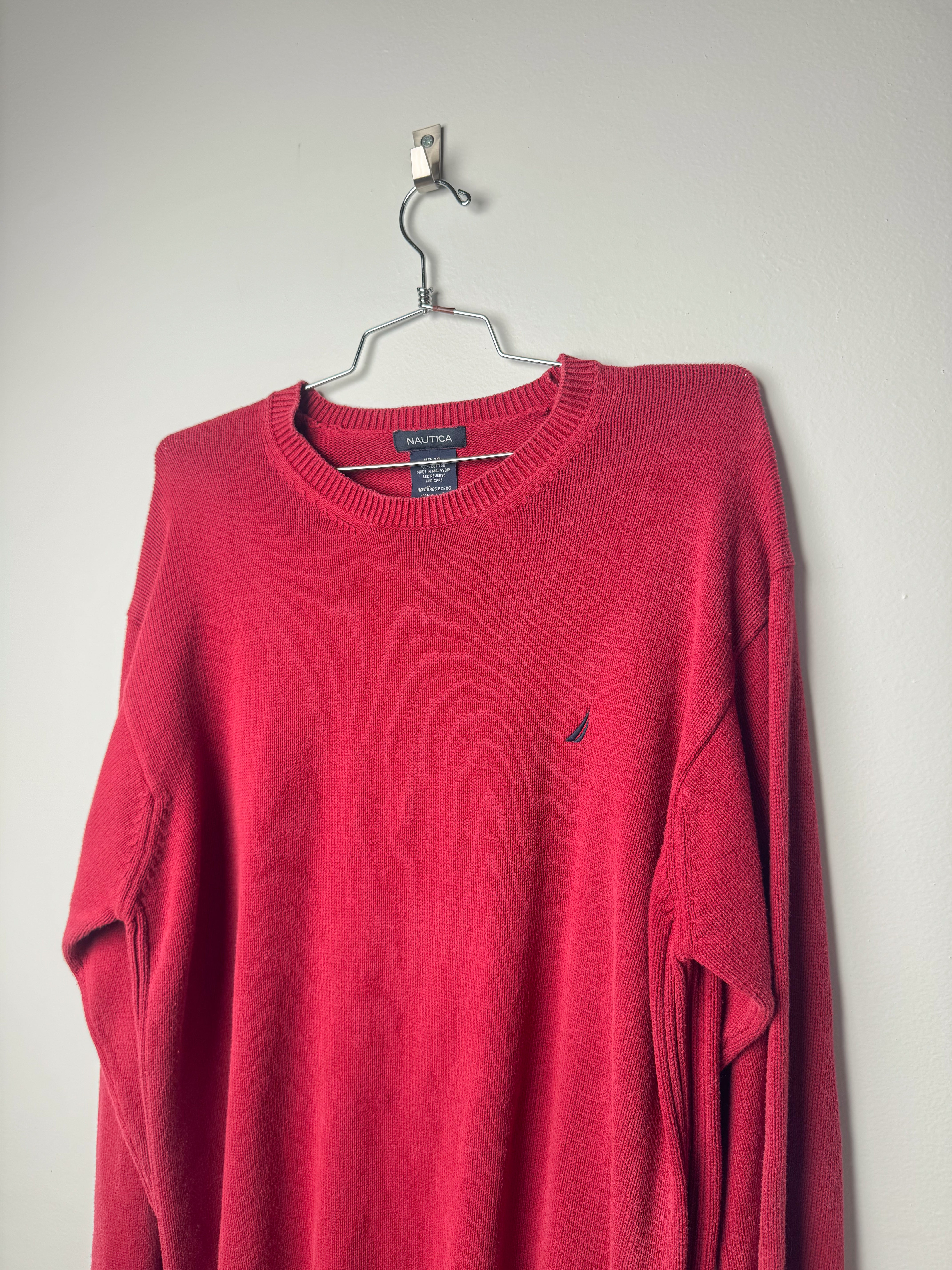 סריג אדום Nautica (XXL)