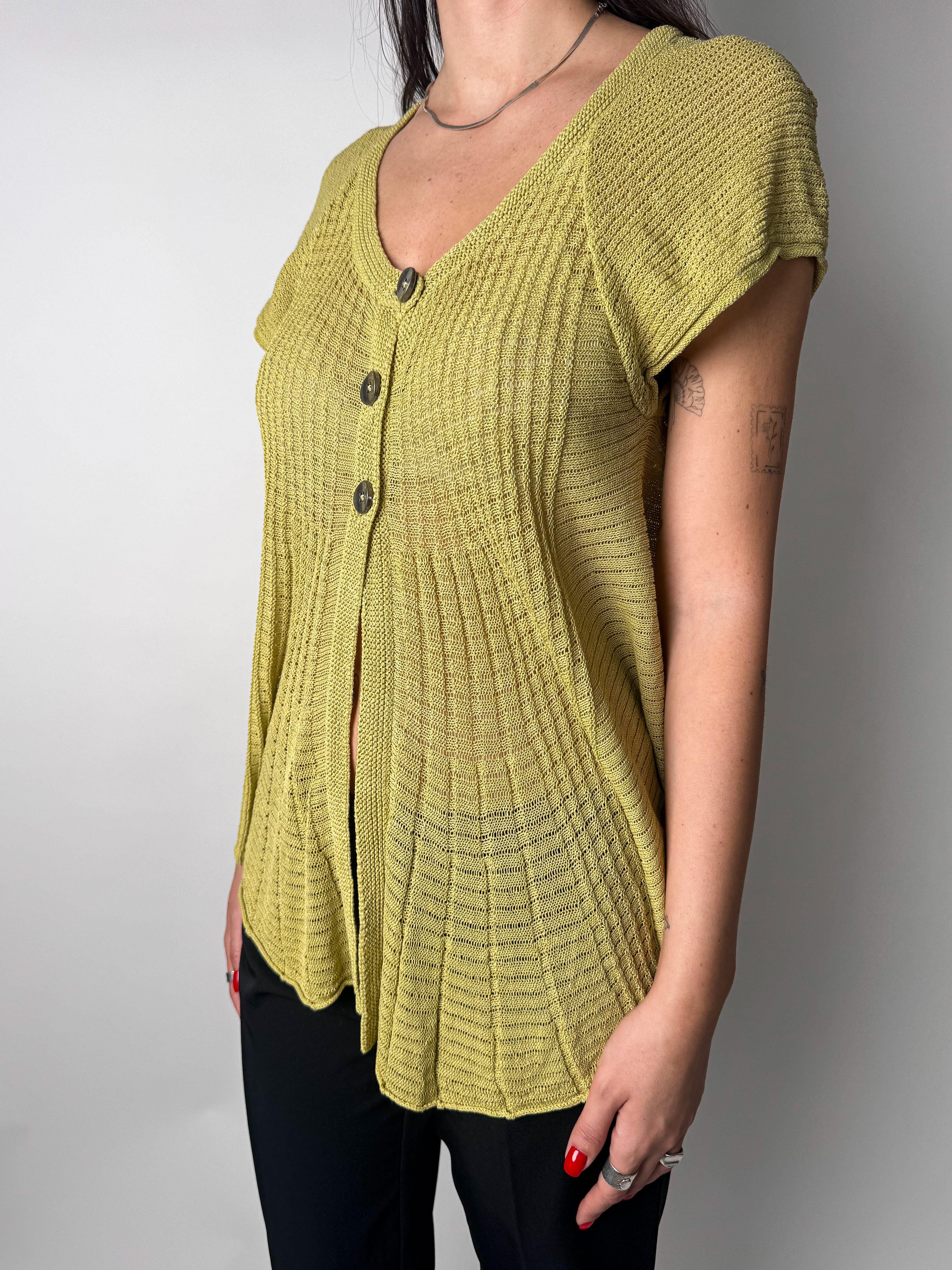 טוניקת סריג ירוקה (M)