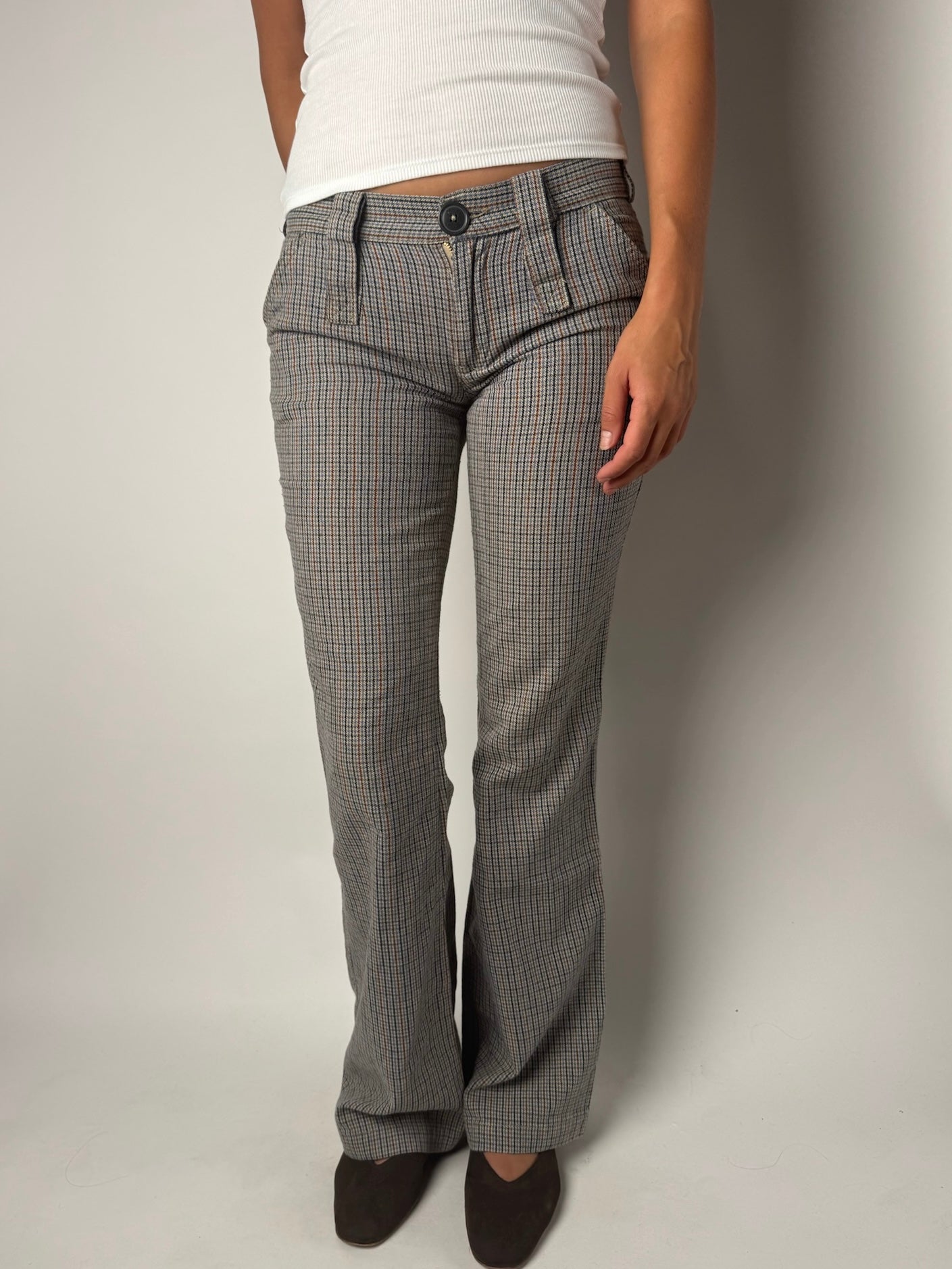 מכנסיים מחויטים משבצות Replay (36-38)