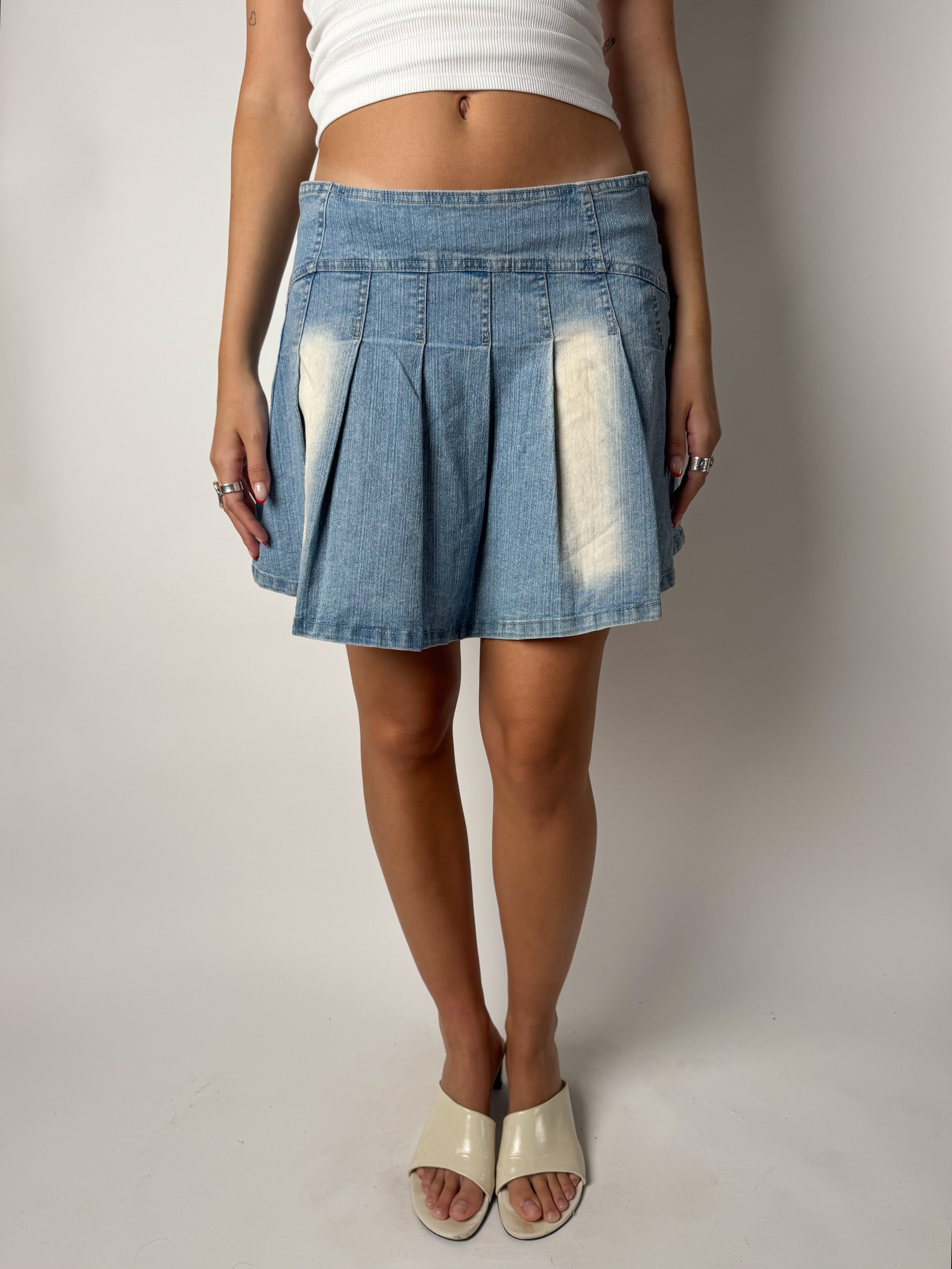 חצאית ג׳ינס מיני (38-38)