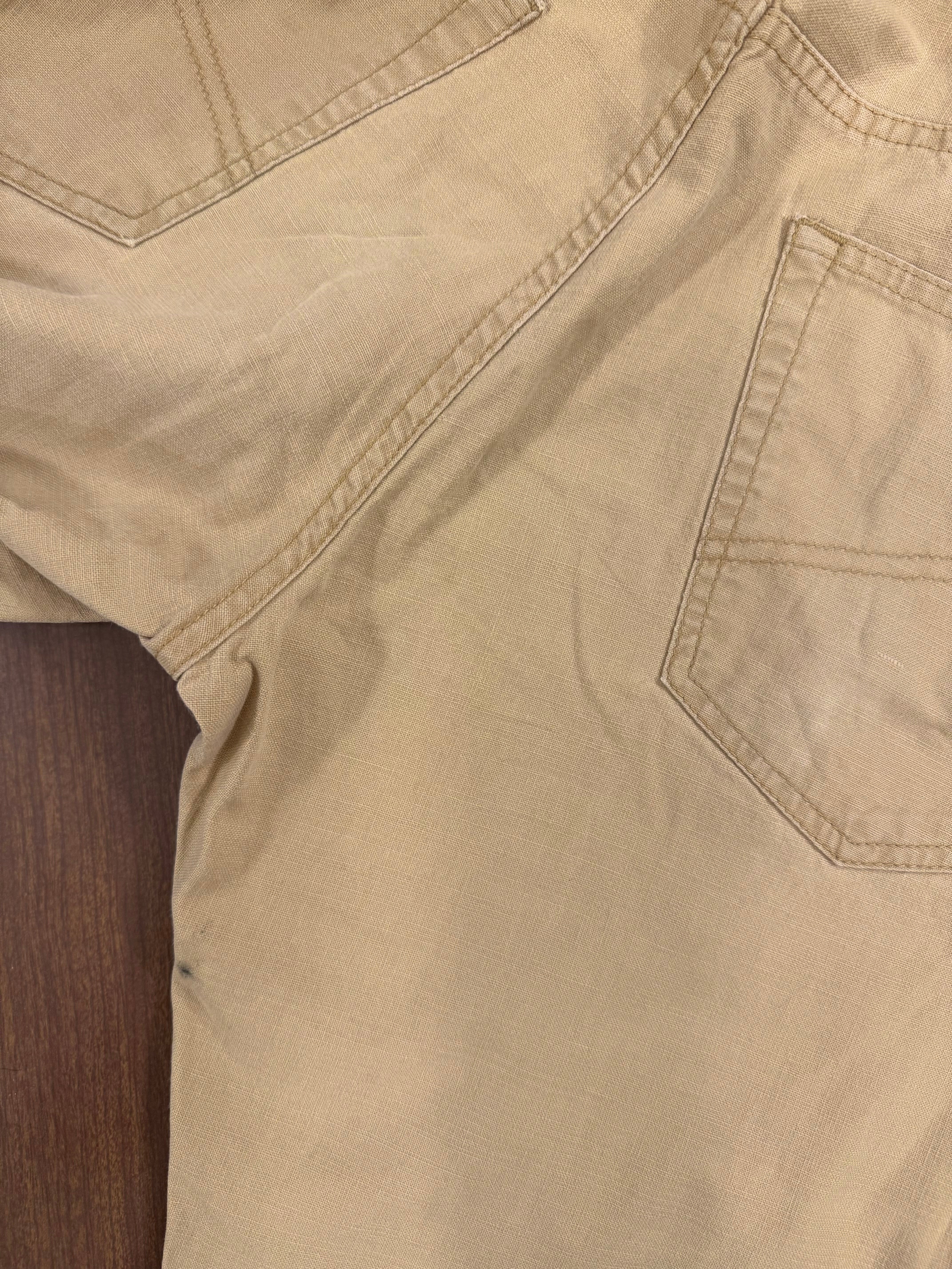 ג׳ינס בז׳ בגזרה ישרה Marlboro Classics (43)