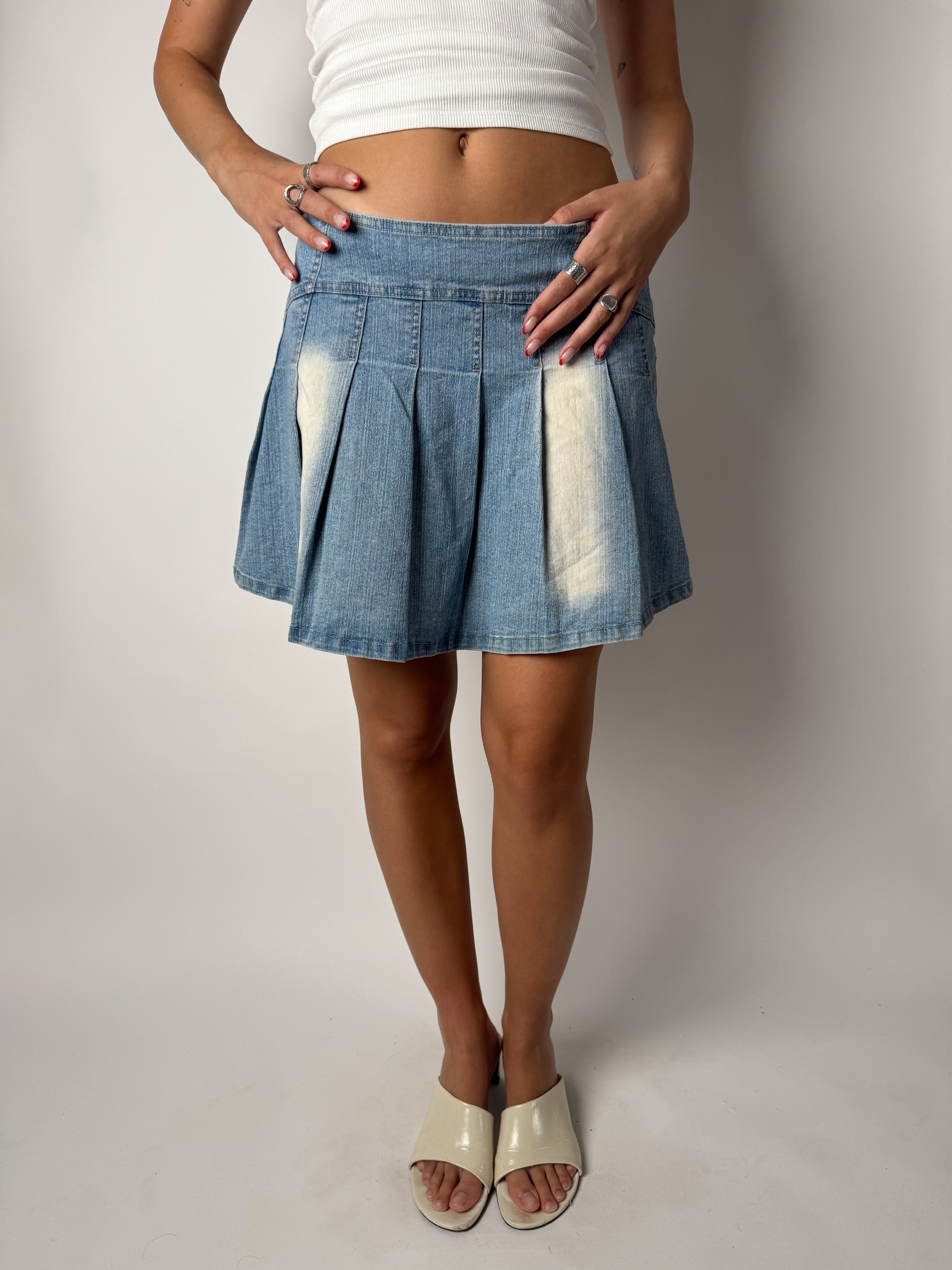 חצאית ג׳ינס מיני (38-38)