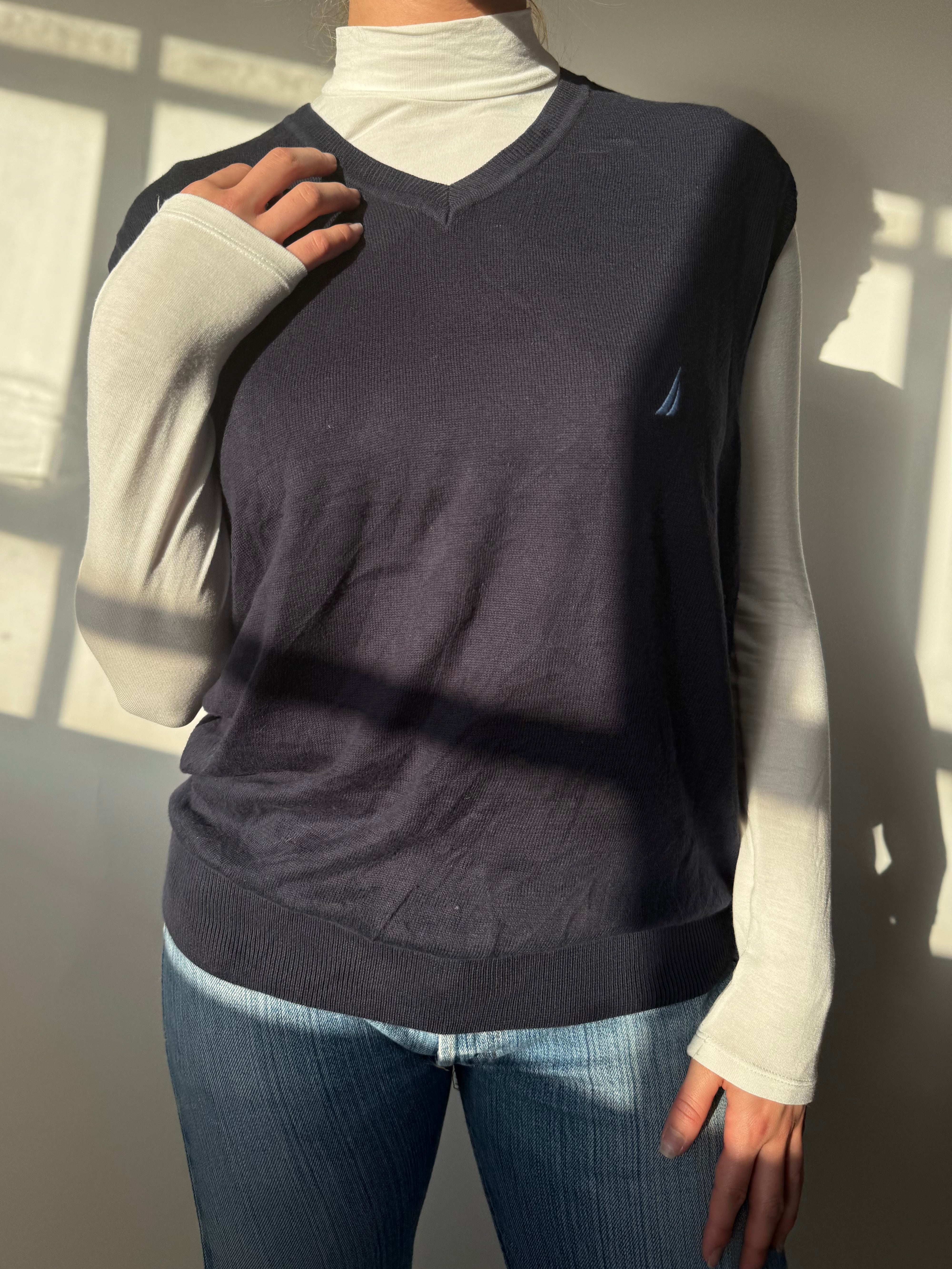 וסט סריג Nautica (M)