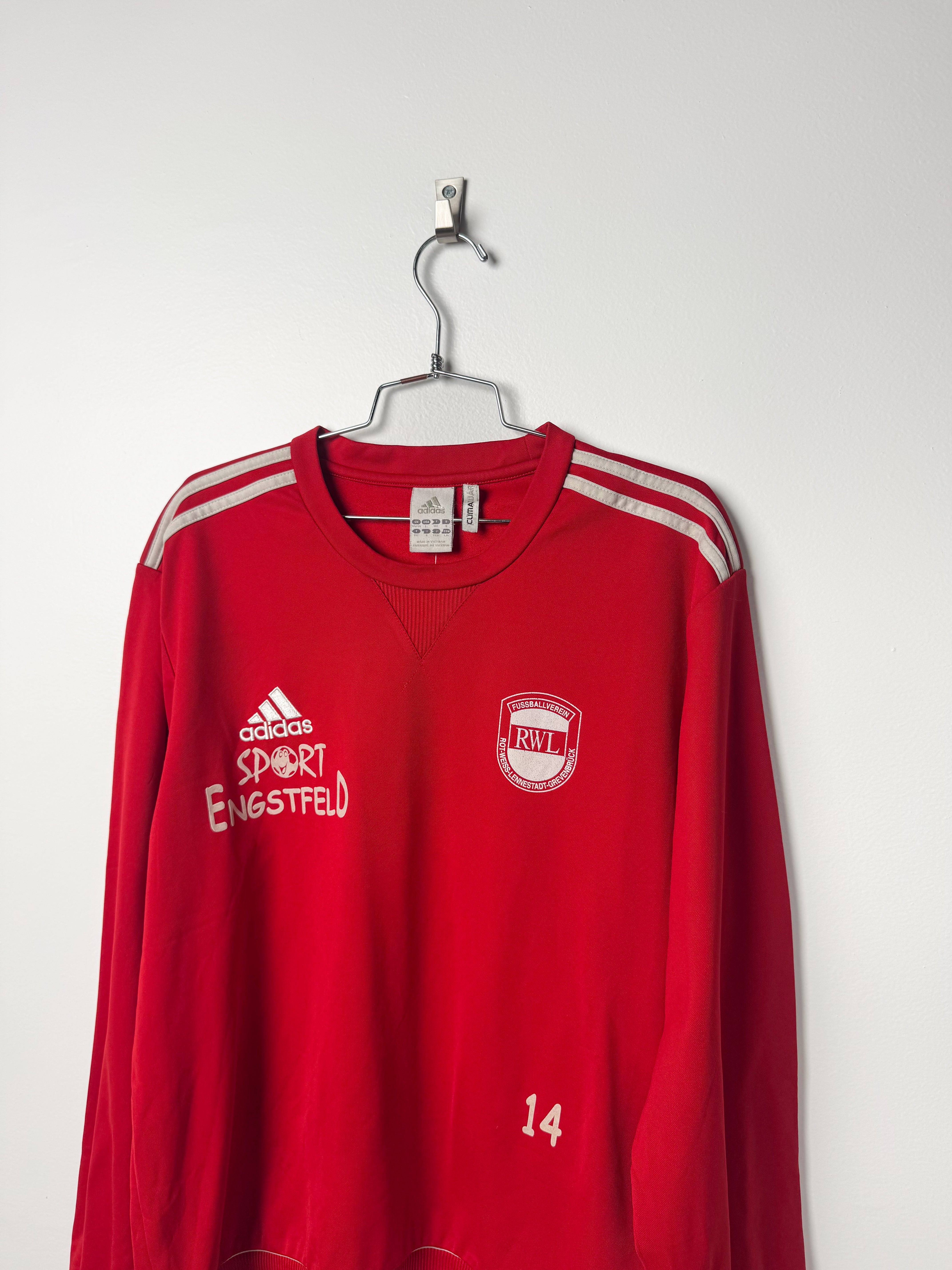 סווטשרט אדום Adidas (M)