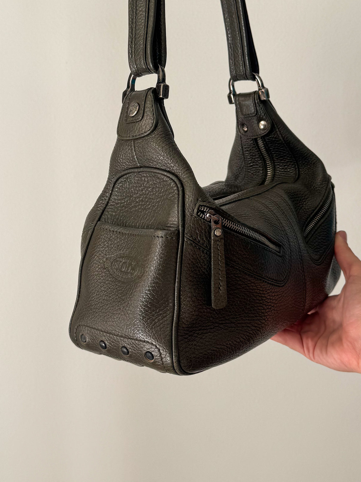תיק כתף ירוק זית Tod's