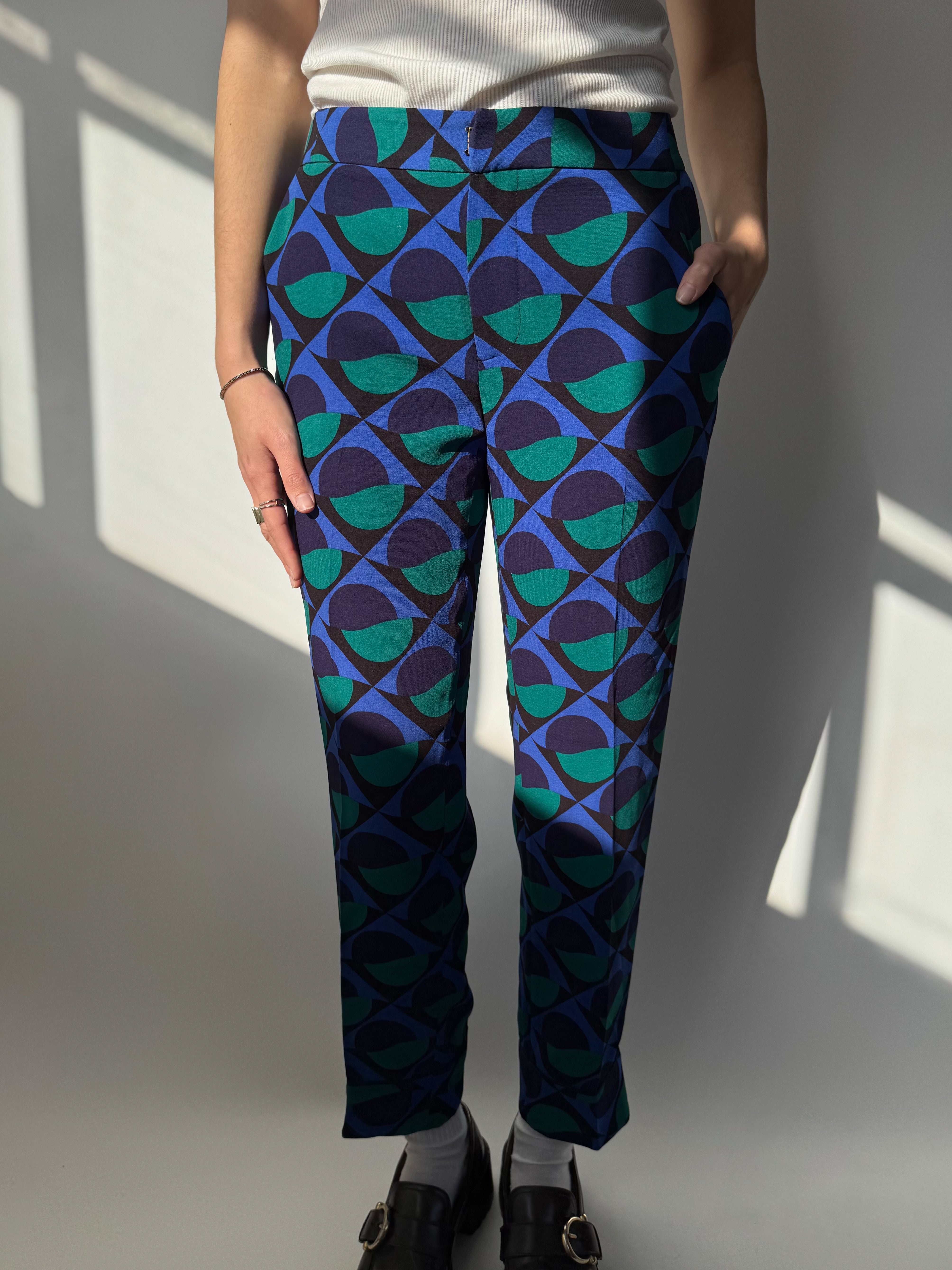 מכנסיים בהדפס גיאומטרי Marc Jacobs (34)