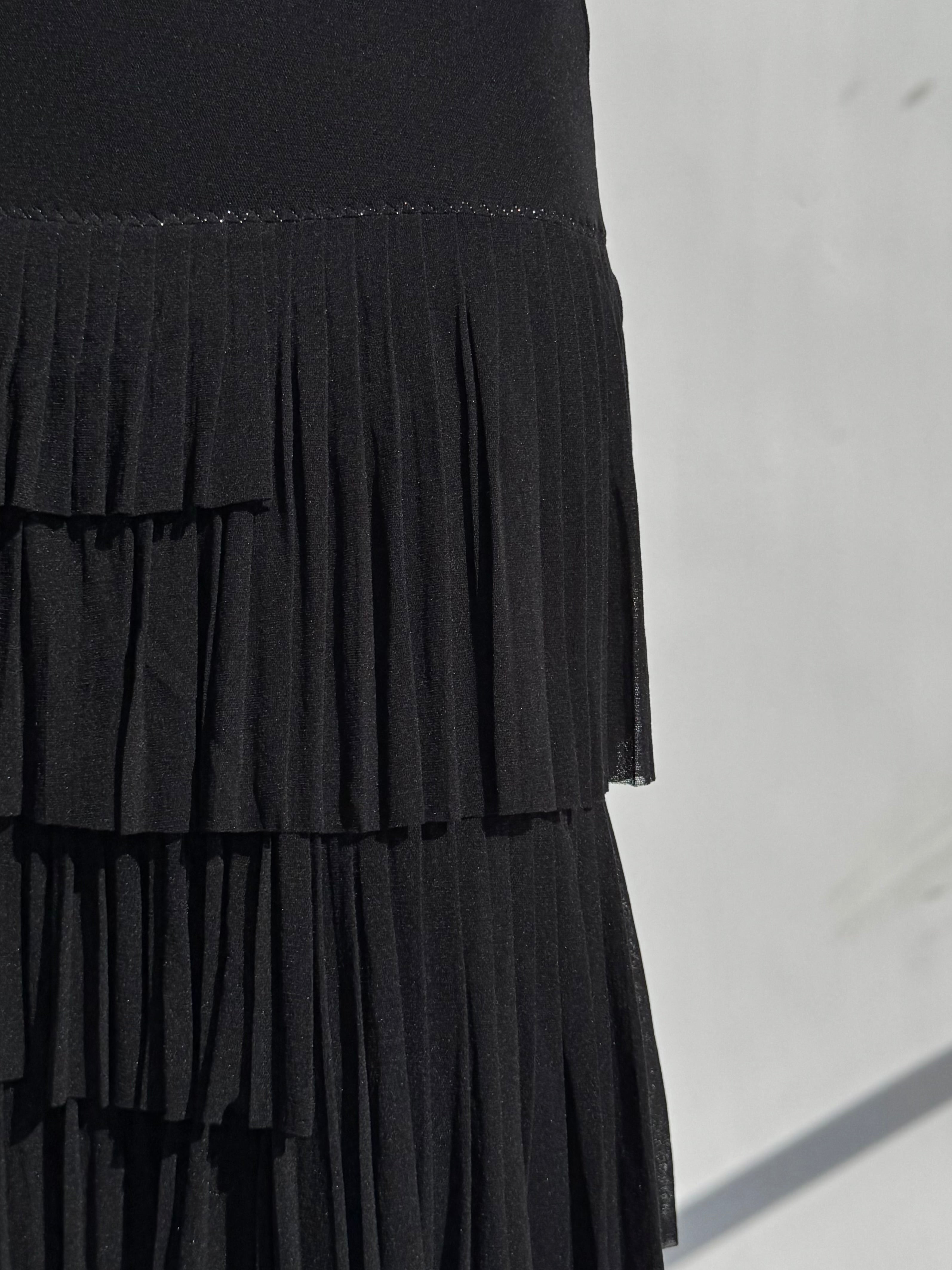 חצאית מקסי קפלים Fuzzi Jean Paul Gaultier (M)