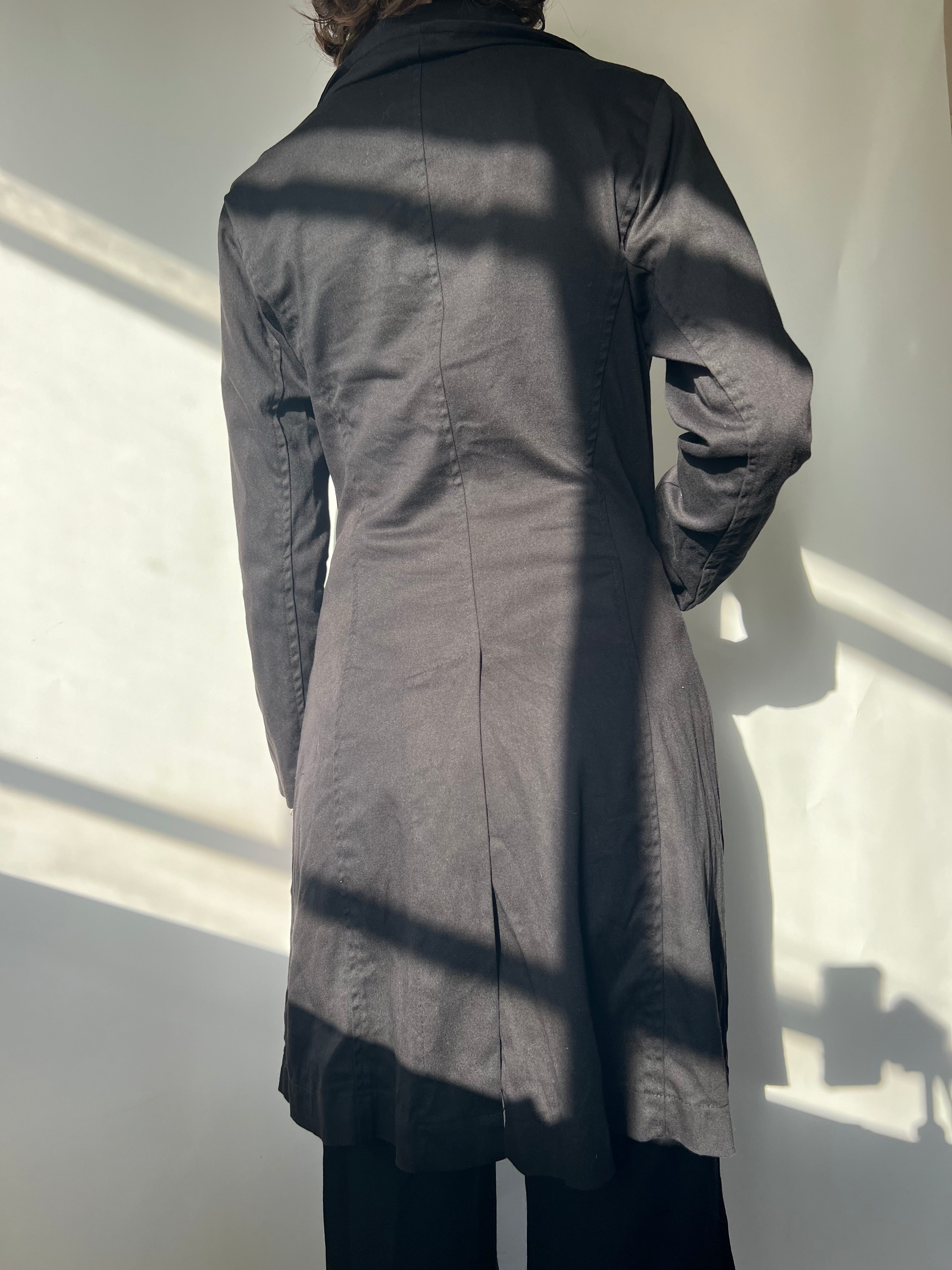 מעיל ארוך שחור (S)