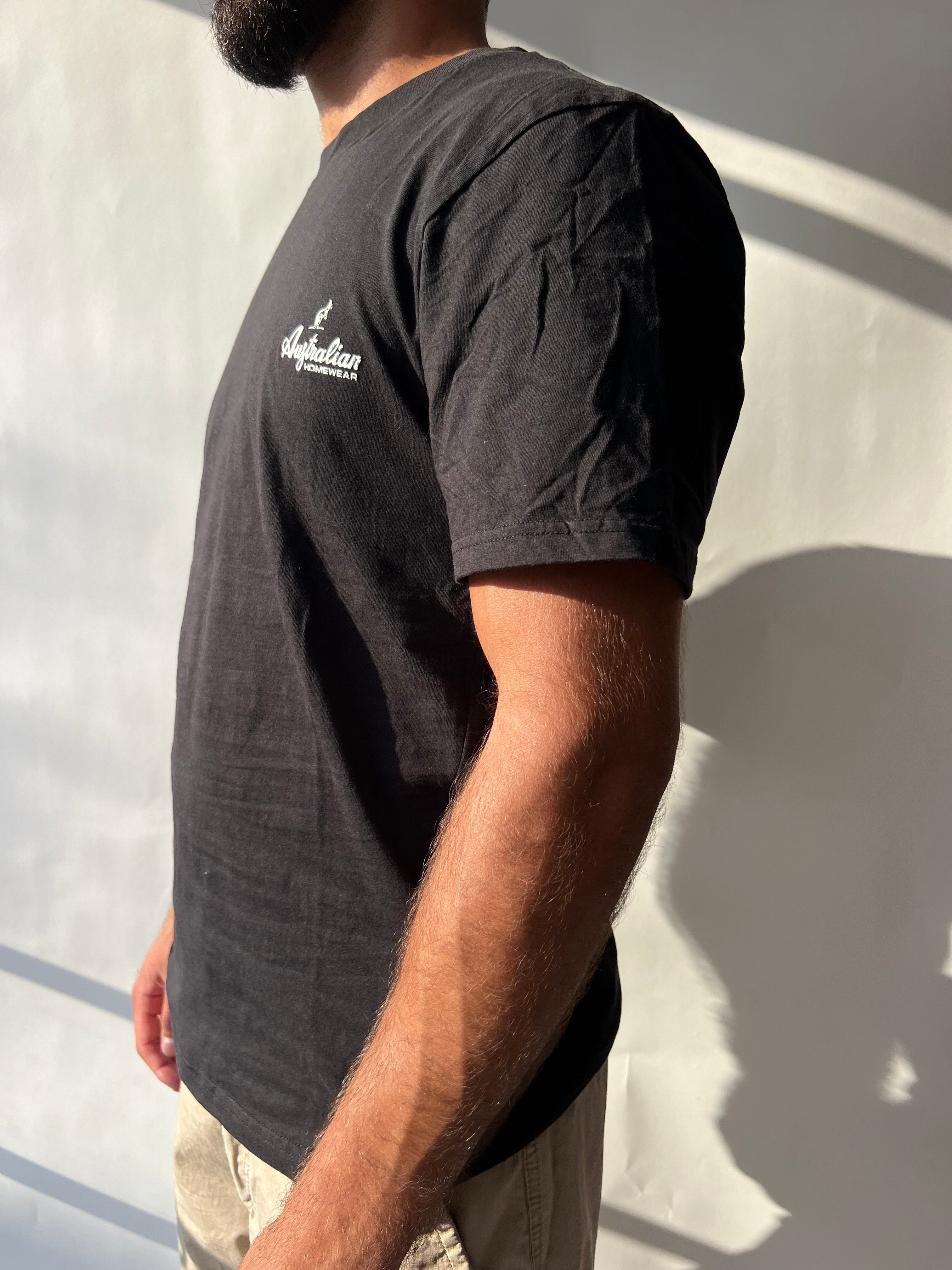 טי שרט לוגו שחורה (M)