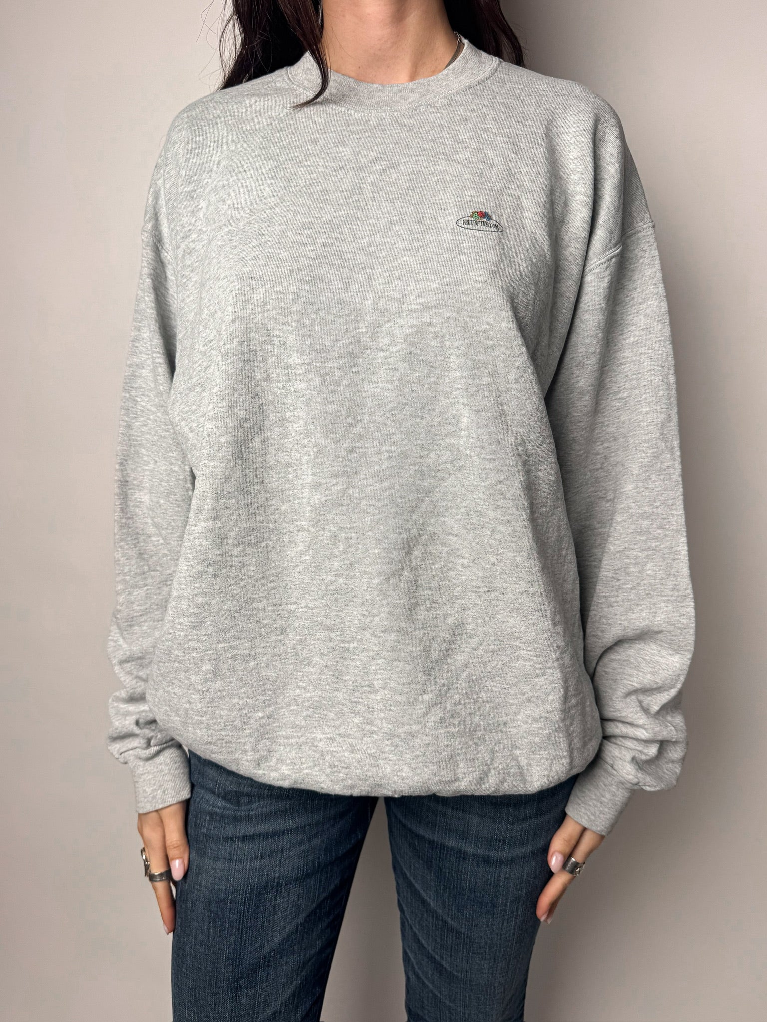 Fruit of the Loom סווטשרט אפור (XL)