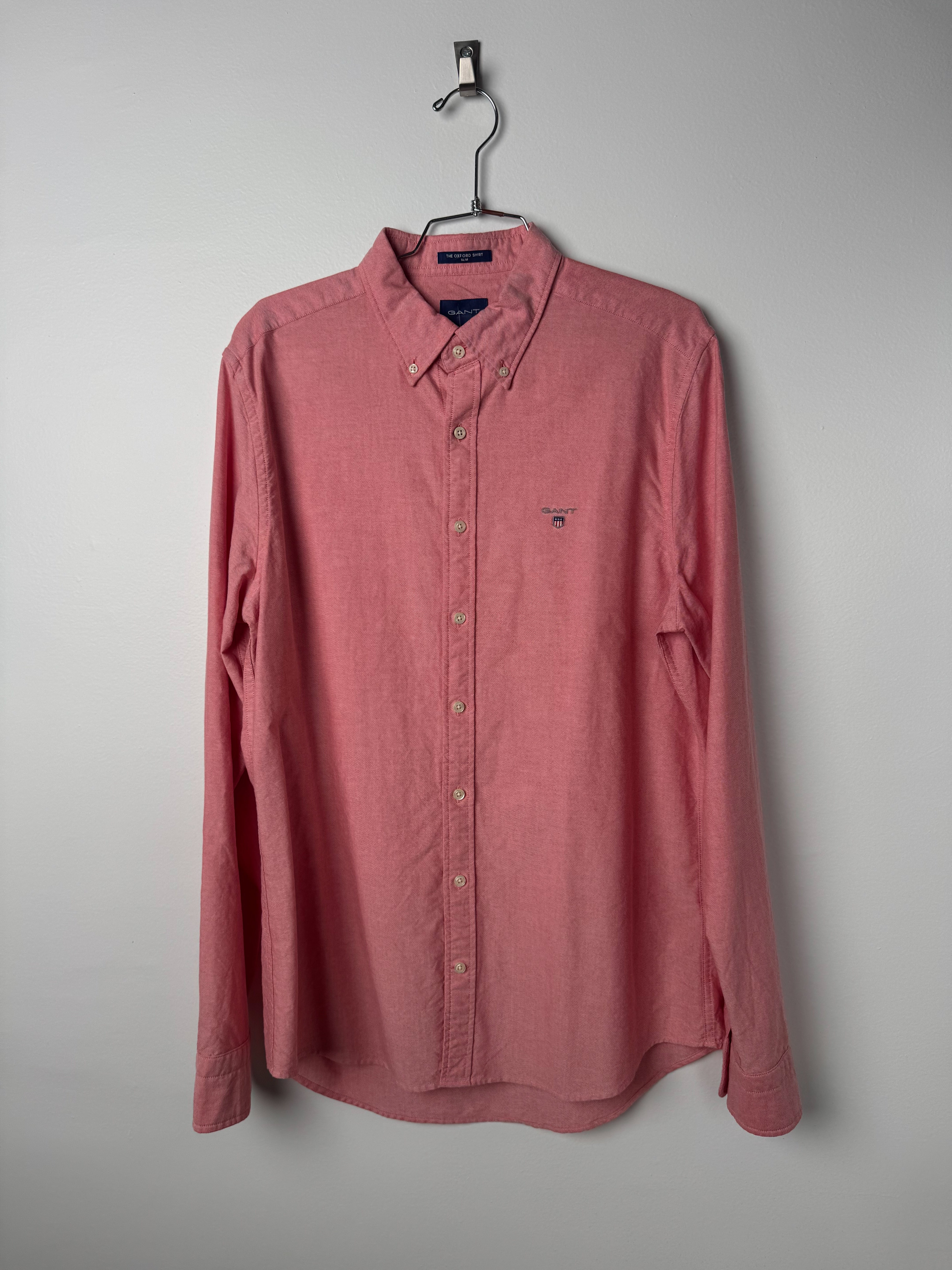 חולצה מכופתרת ורודה Gant (L)