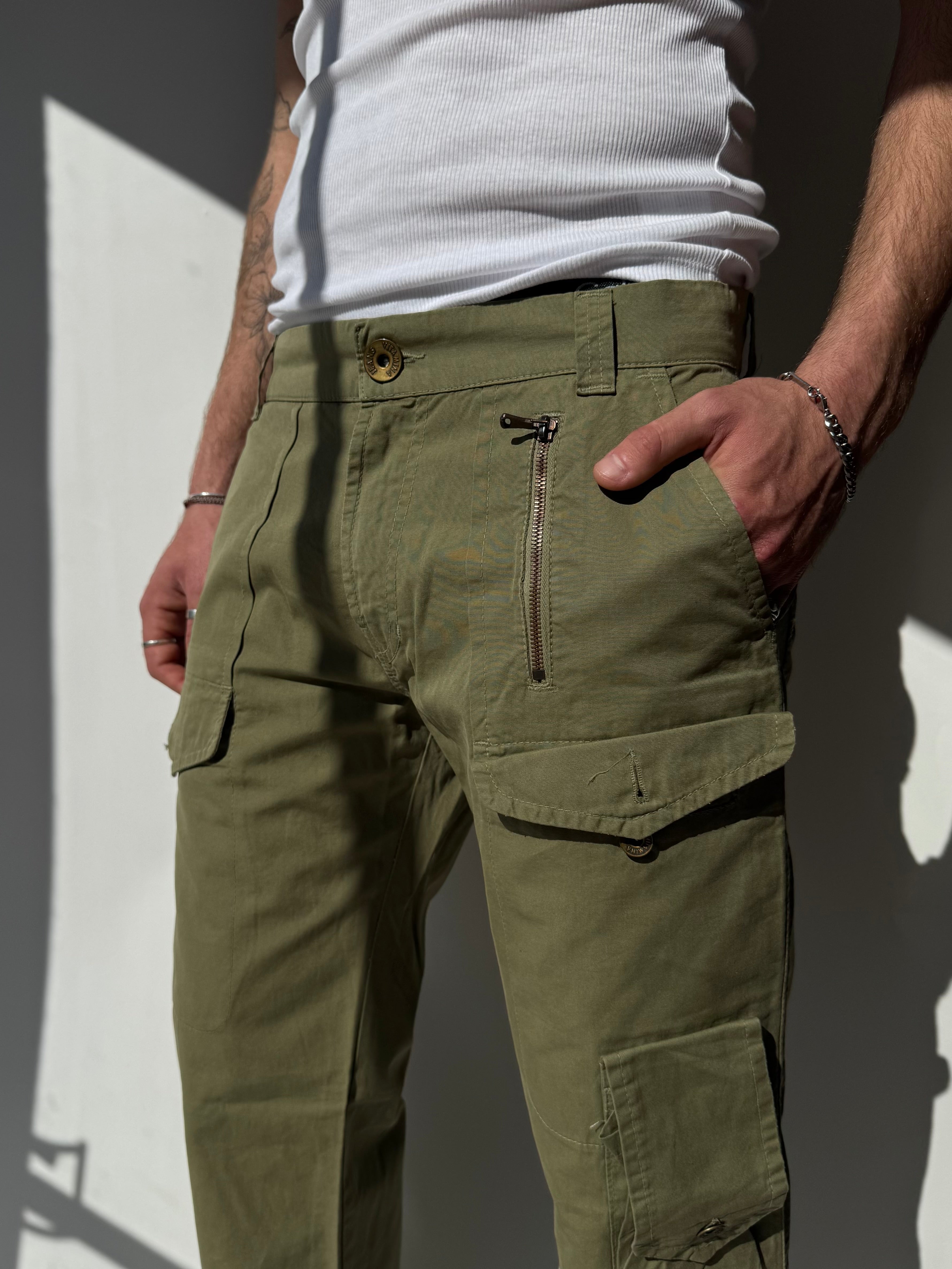 מכנסי דגמ״ח ירוקים (42)