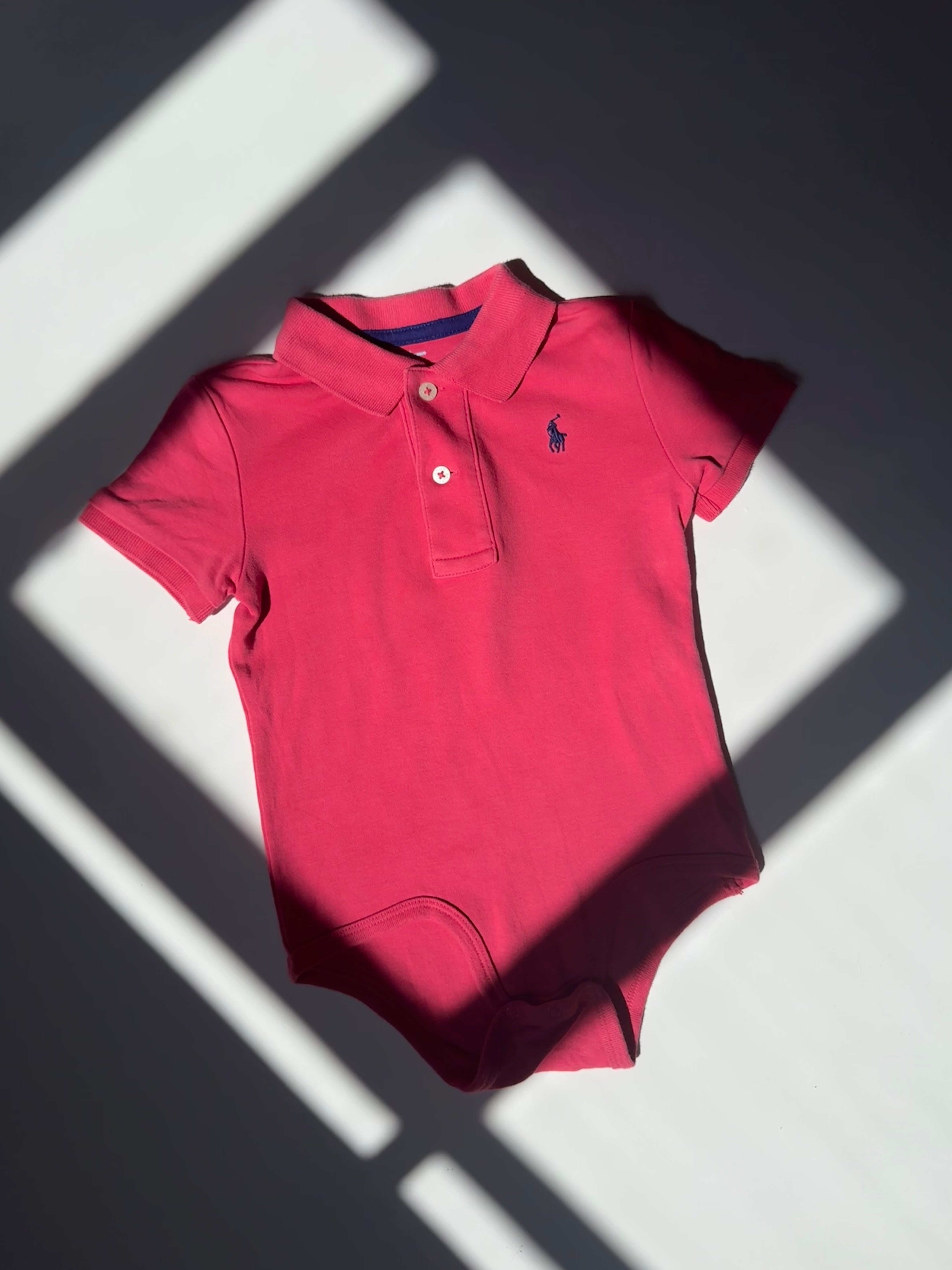 בגד גוף ורדרד Ralph Lauren (2 ילדות)