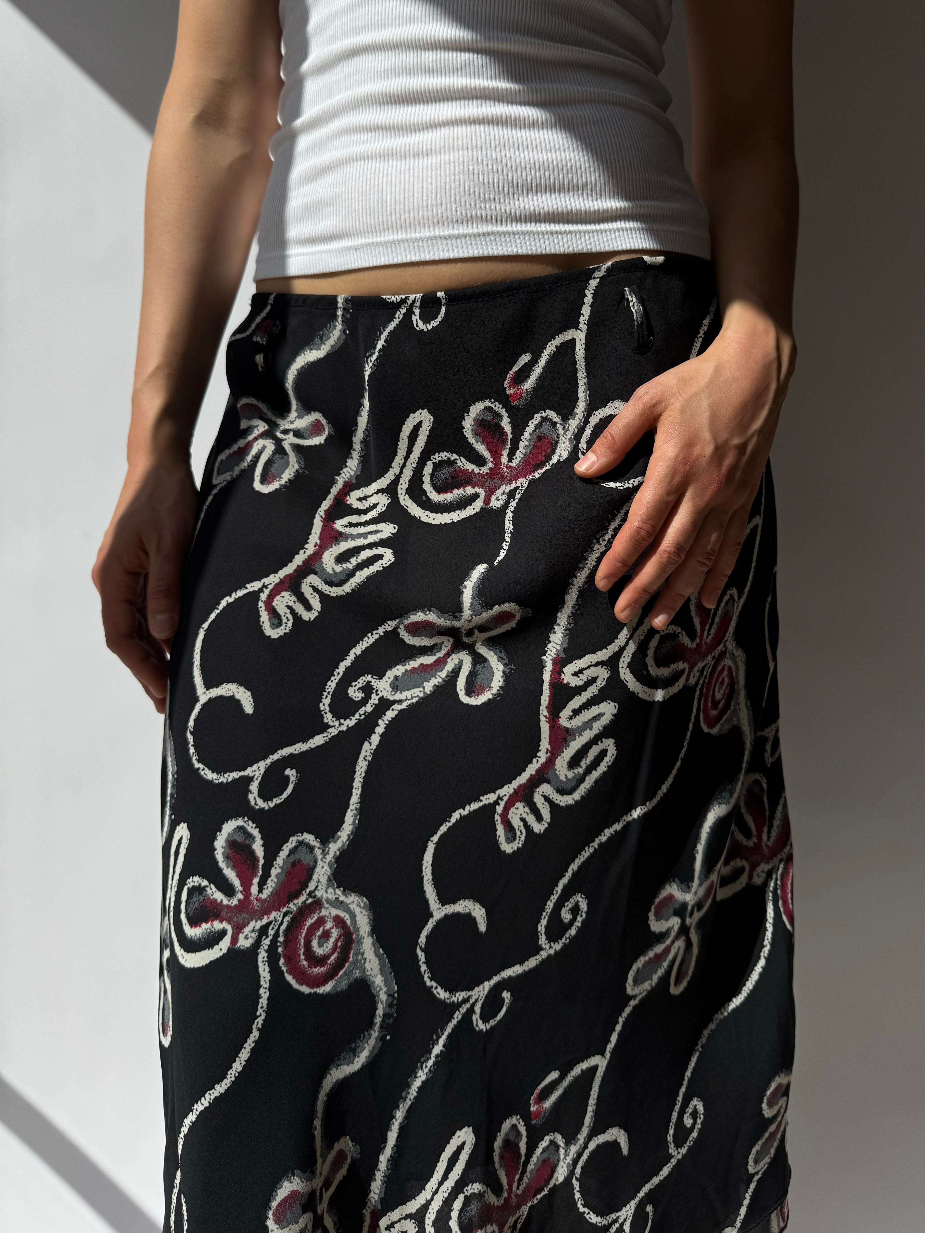 חצאית מידי פרחונית (38)