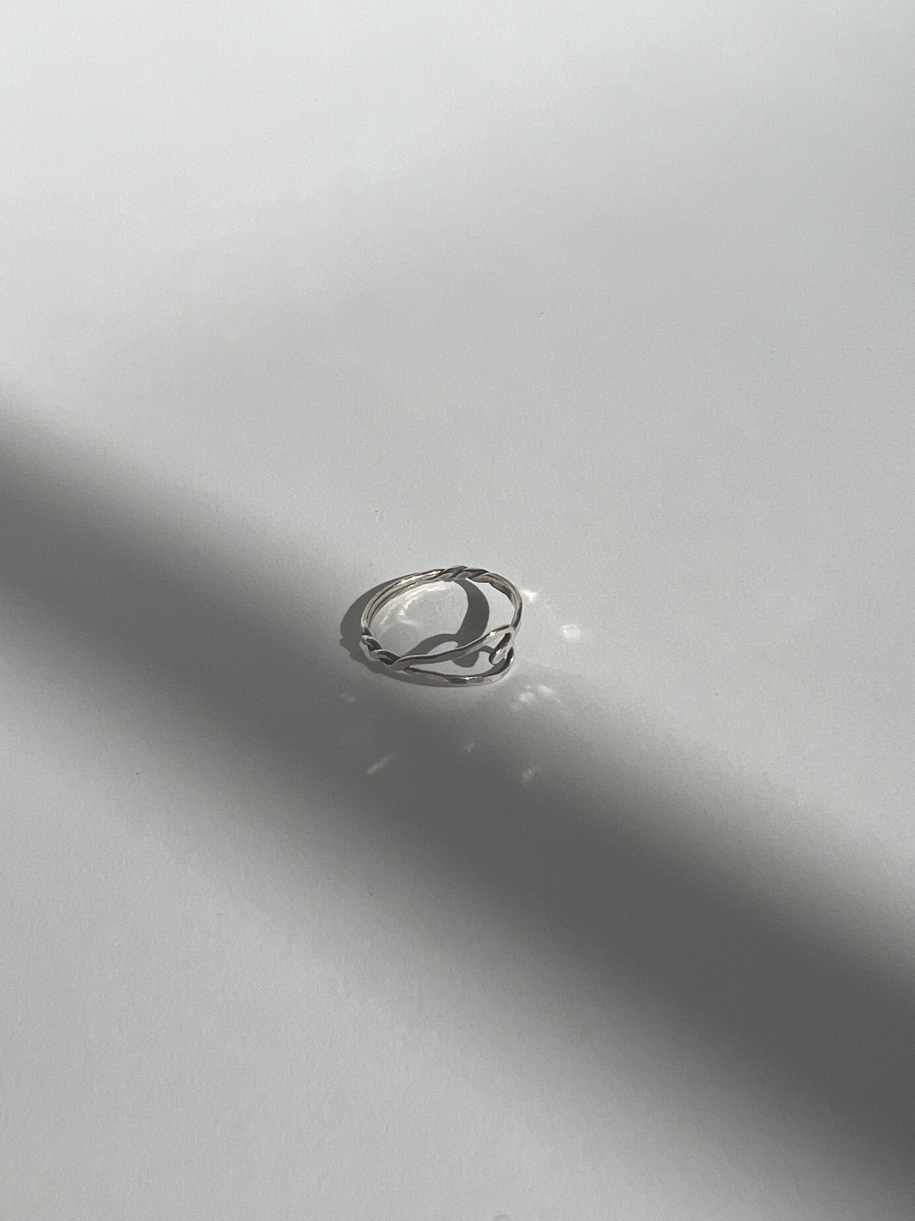 טבעת לולאה כסף 925