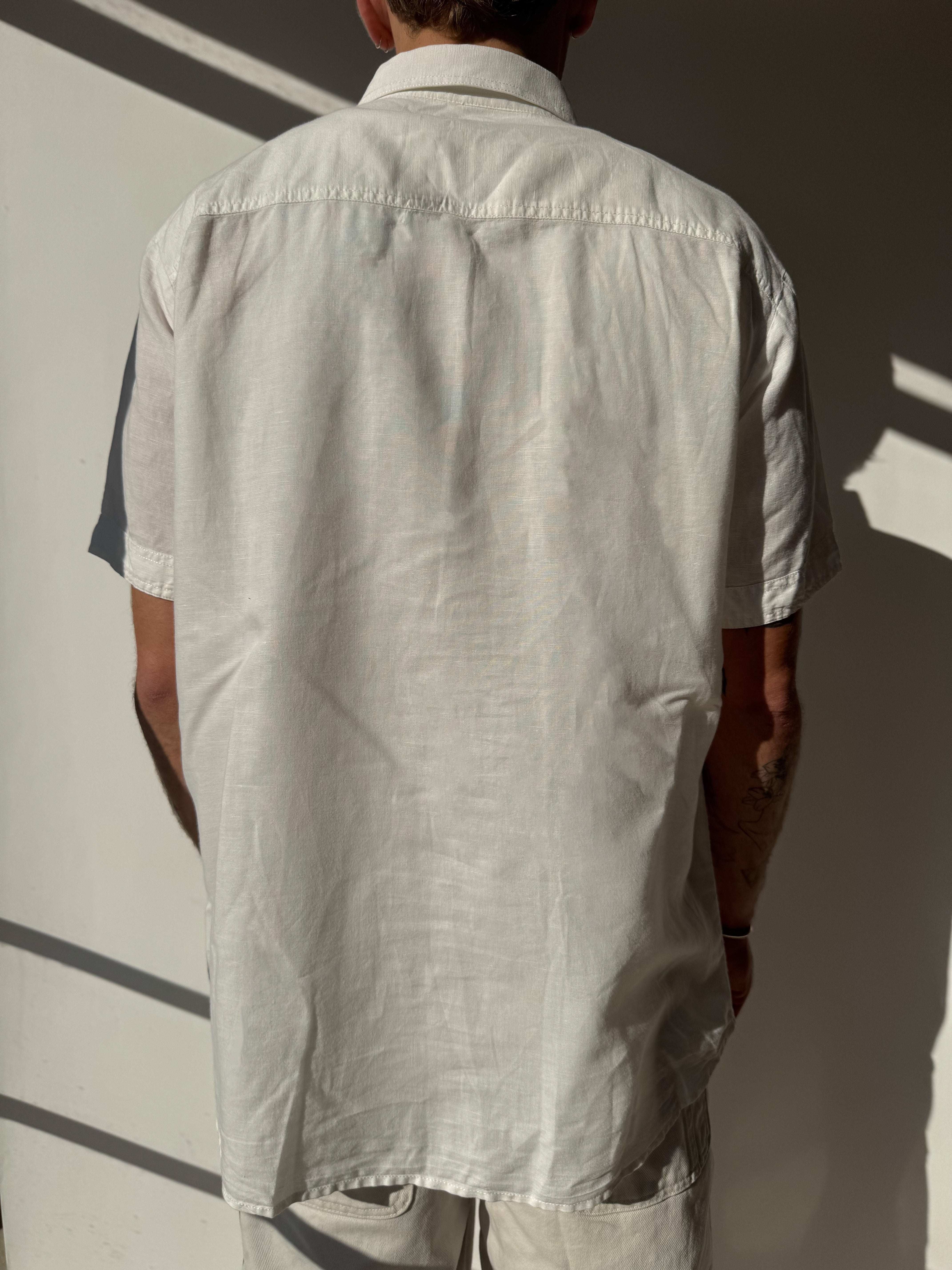 חולצת פשתן מכופתרת Lee (XXL)