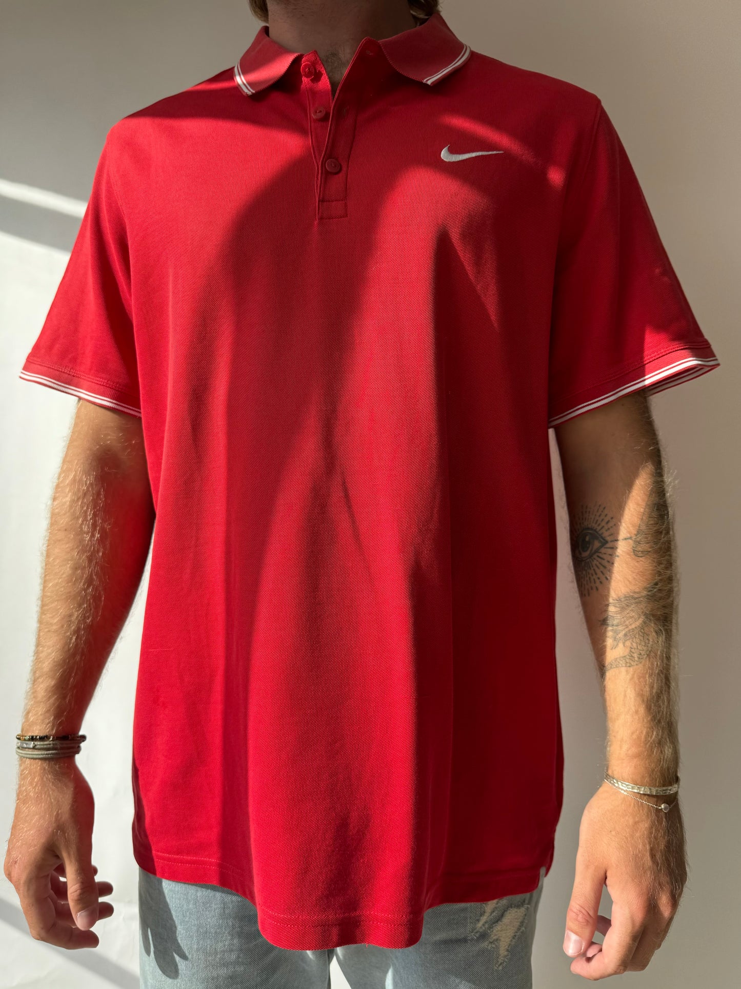 חולצת פולו אדומה Nike (XL)