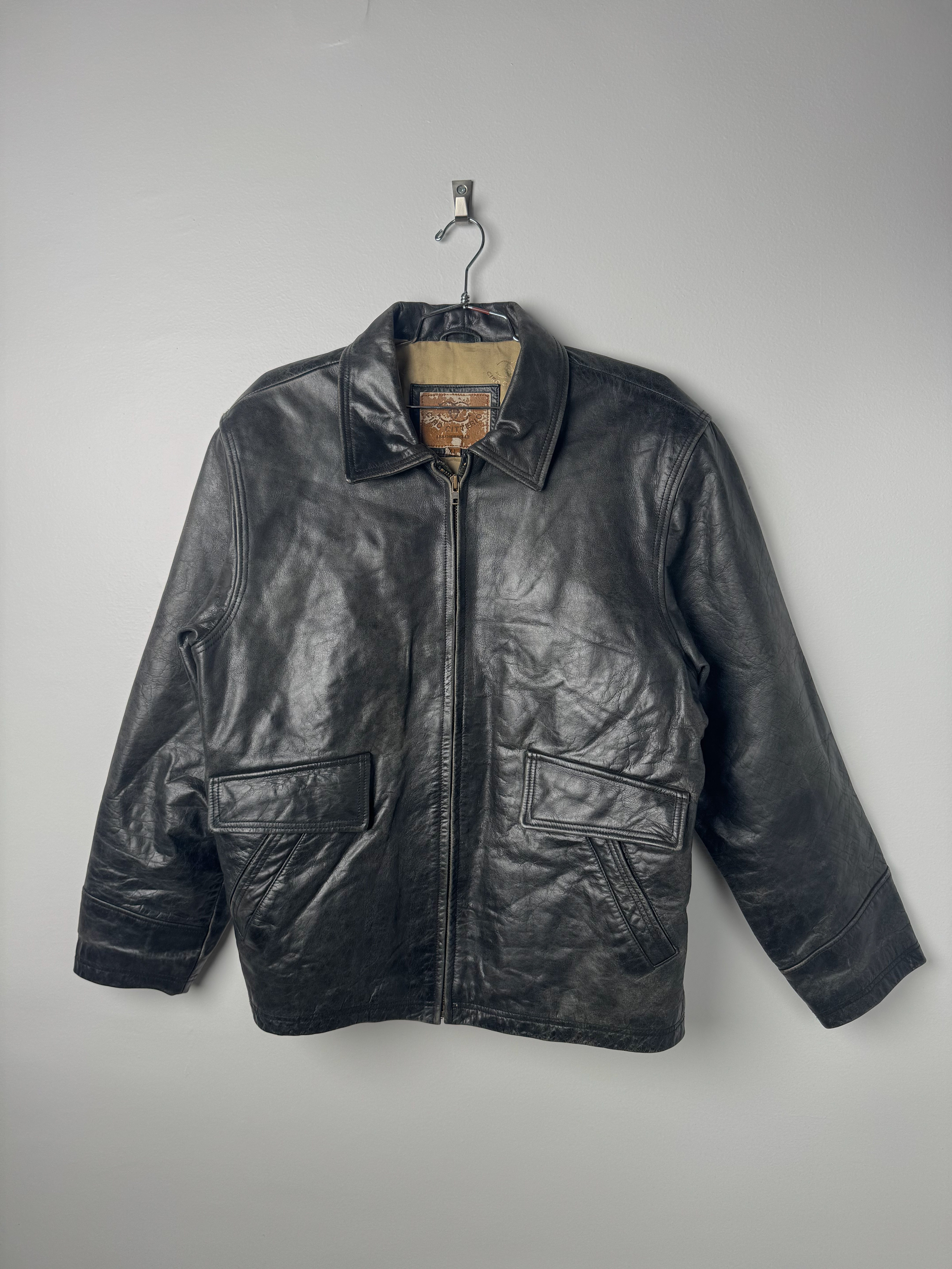 מעיל טייסים עור (XL)