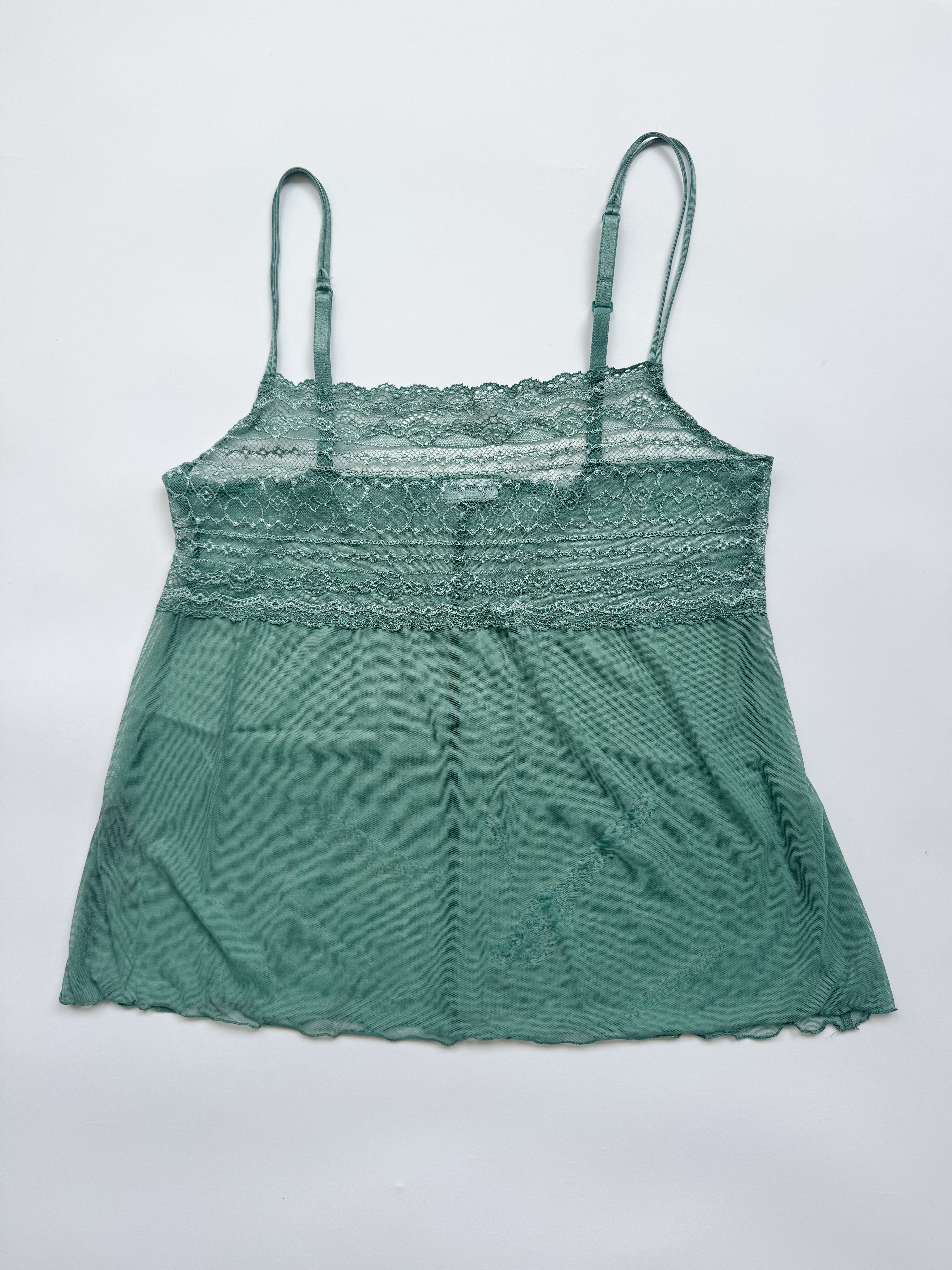 גופיית מש בשילוב תחרה (M)