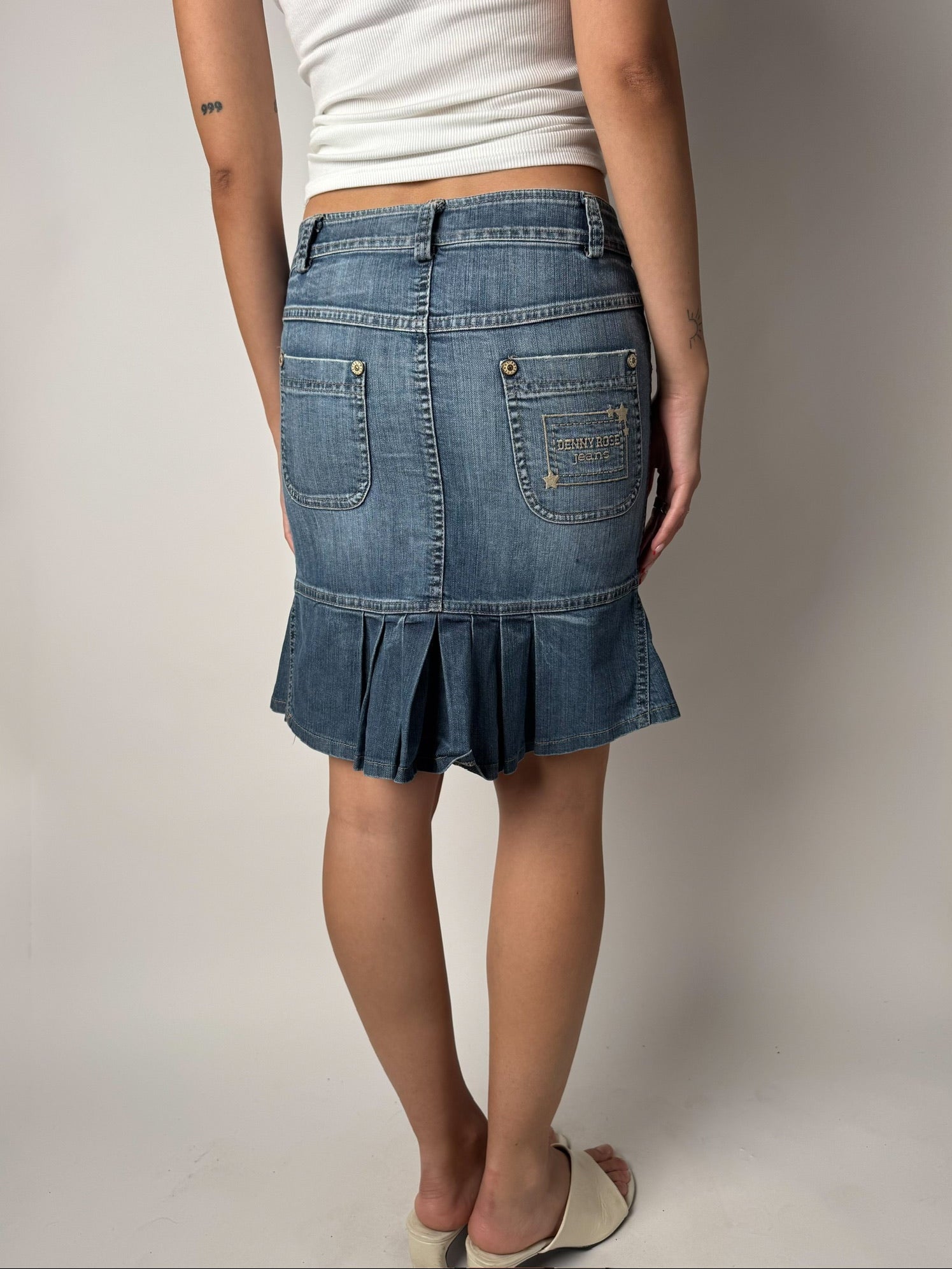 חצאית ג׳ינס מיני Denny Rose (36)