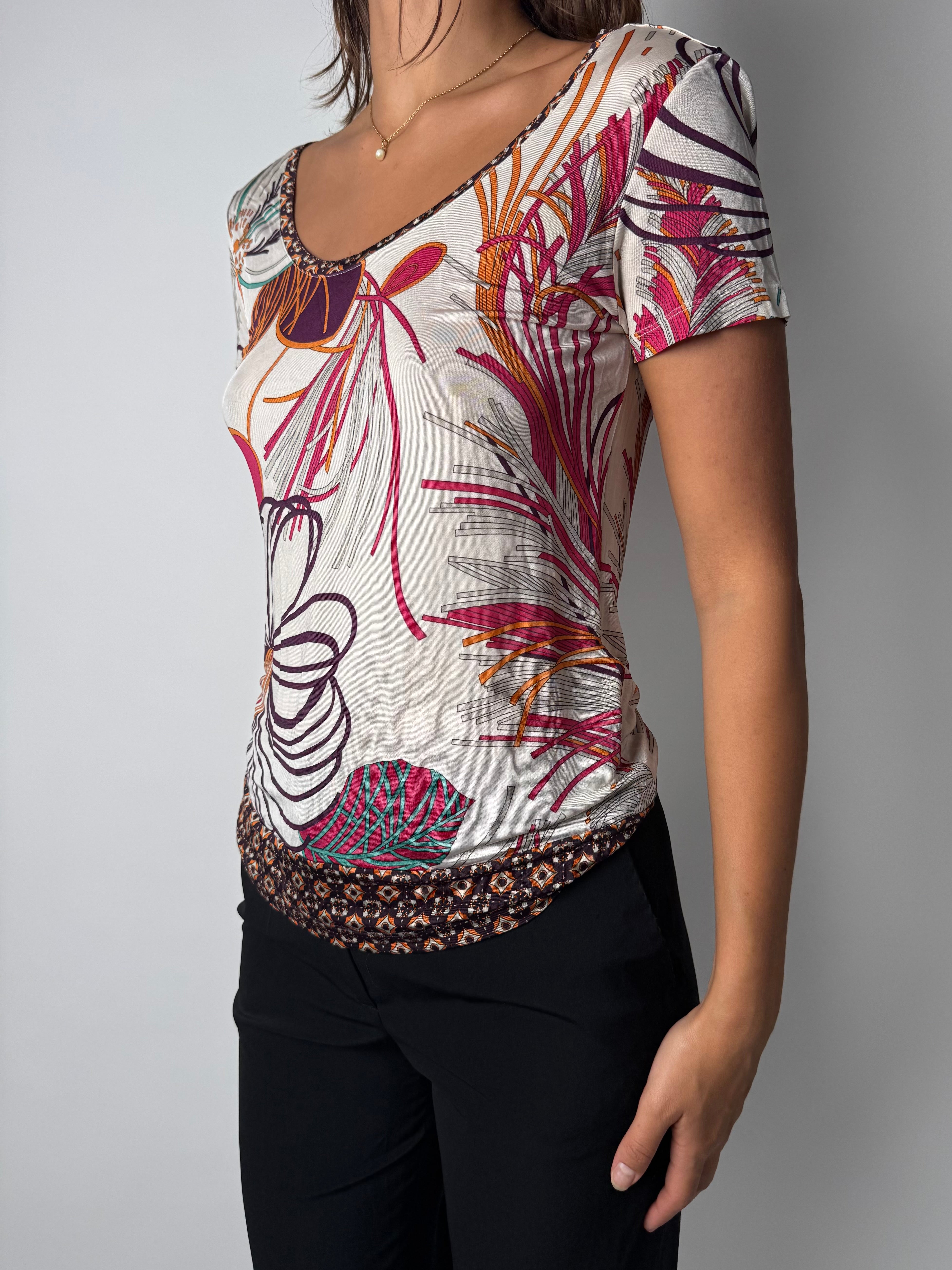 חולצה פרחונית (S)