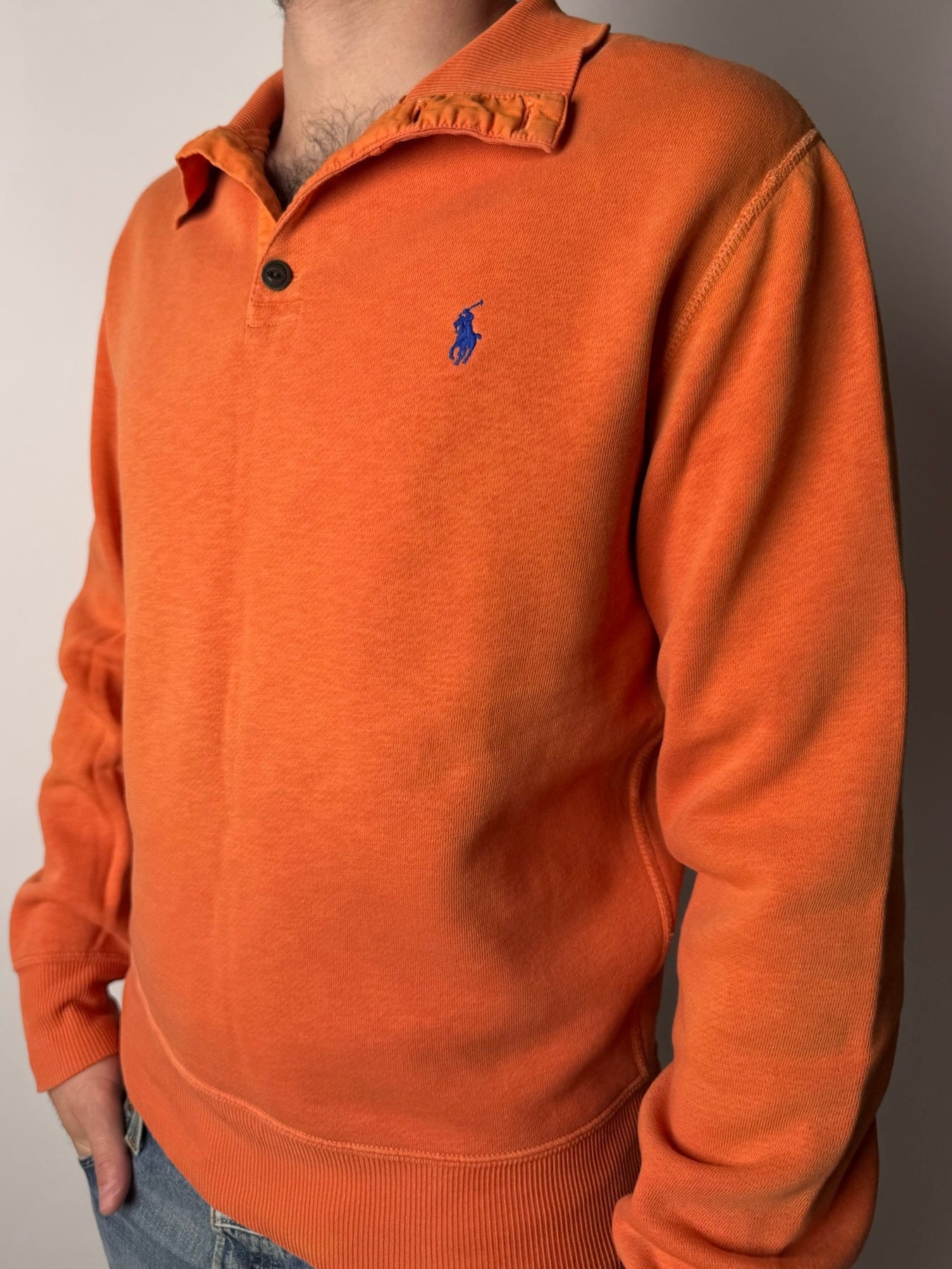 סווטשרט כתום (Ralph Lauren (M