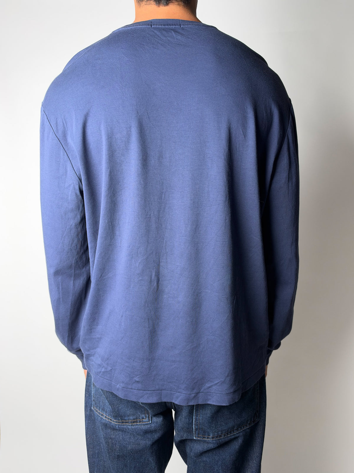 טי שרט כחולה ארוכה Polo Ralph Lauren (L)