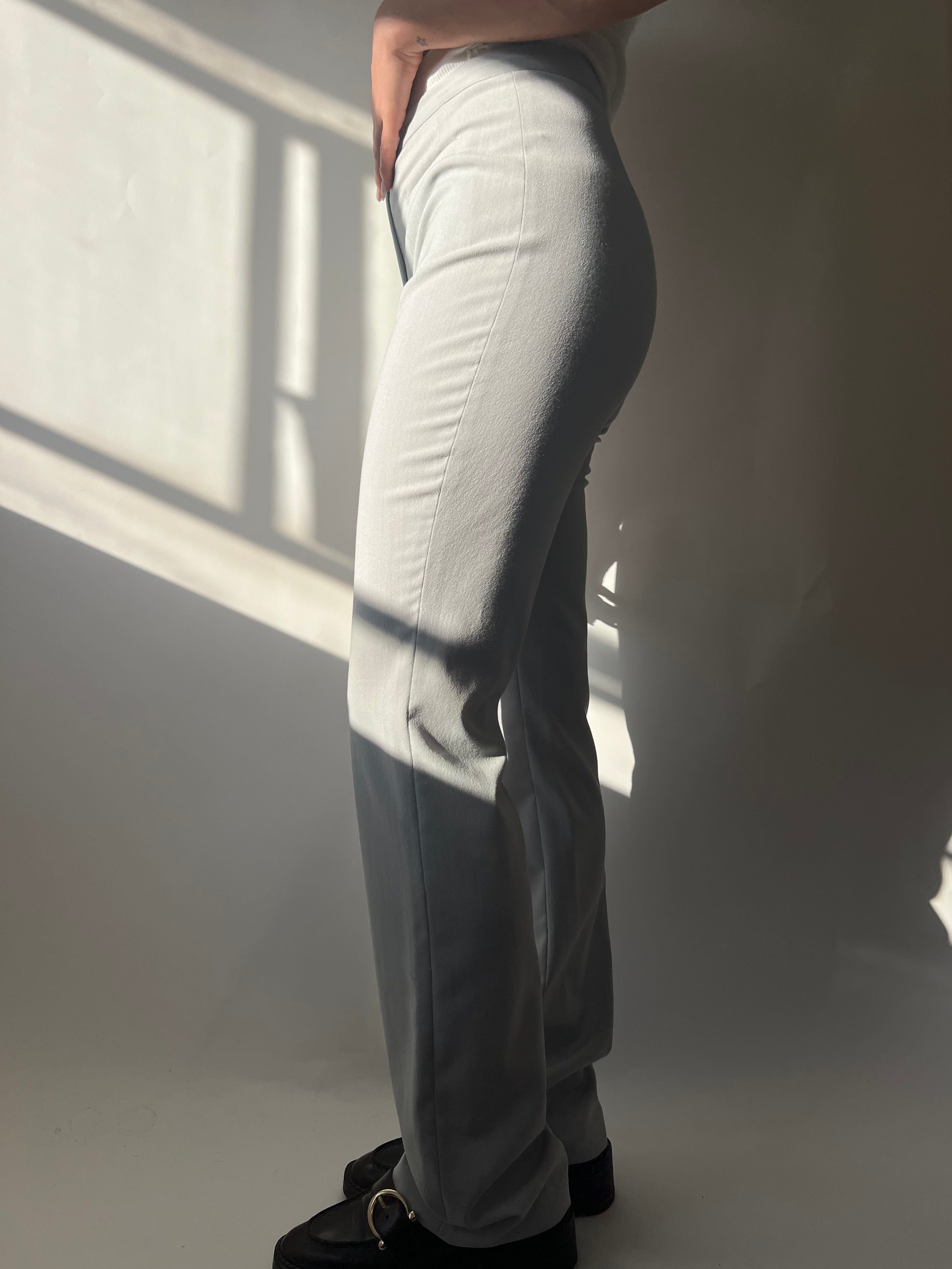 מכנסיים מחויטים אפורים (38)