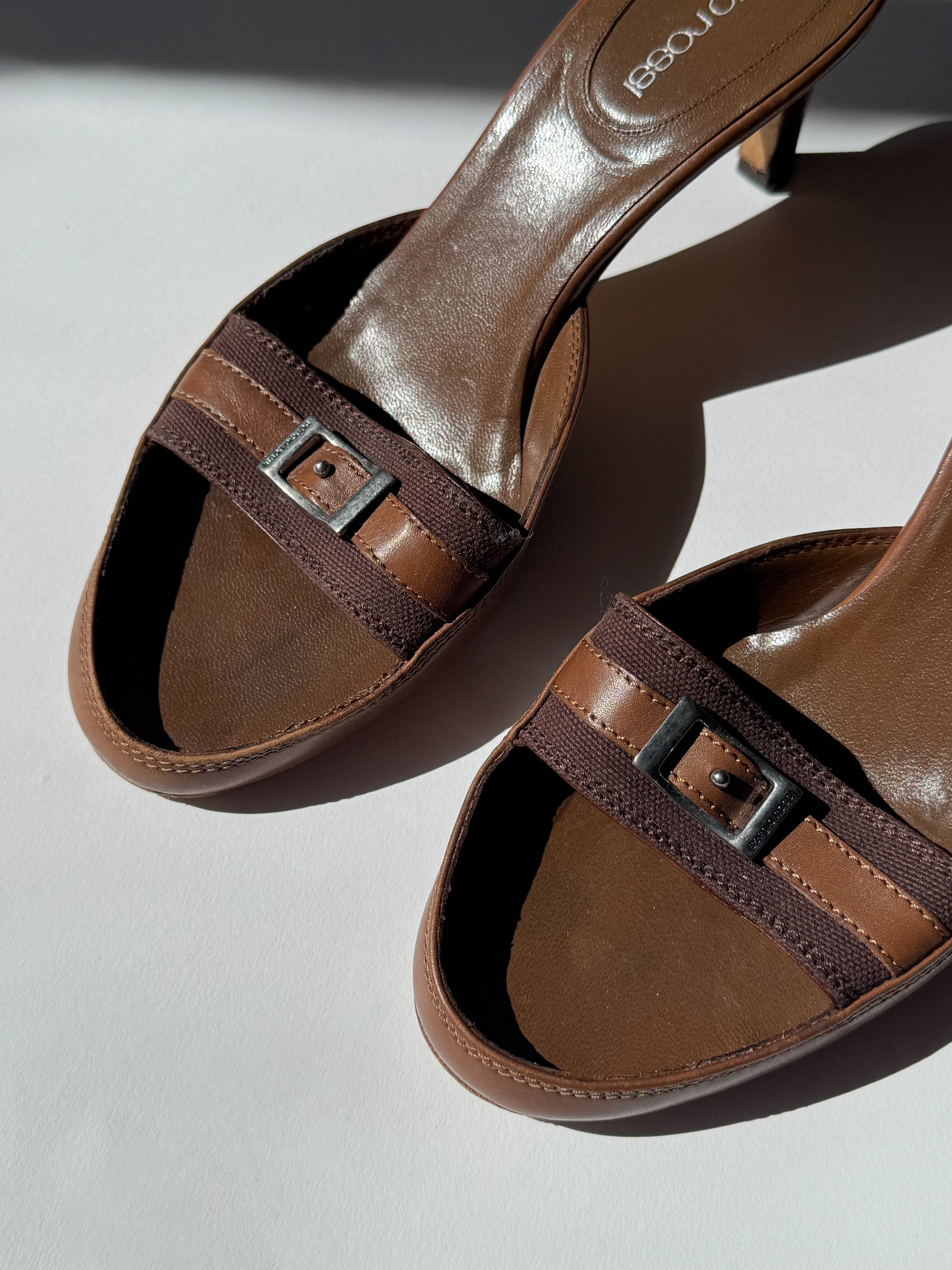 כפכפי עקב מעור Sergio Rossi (36)