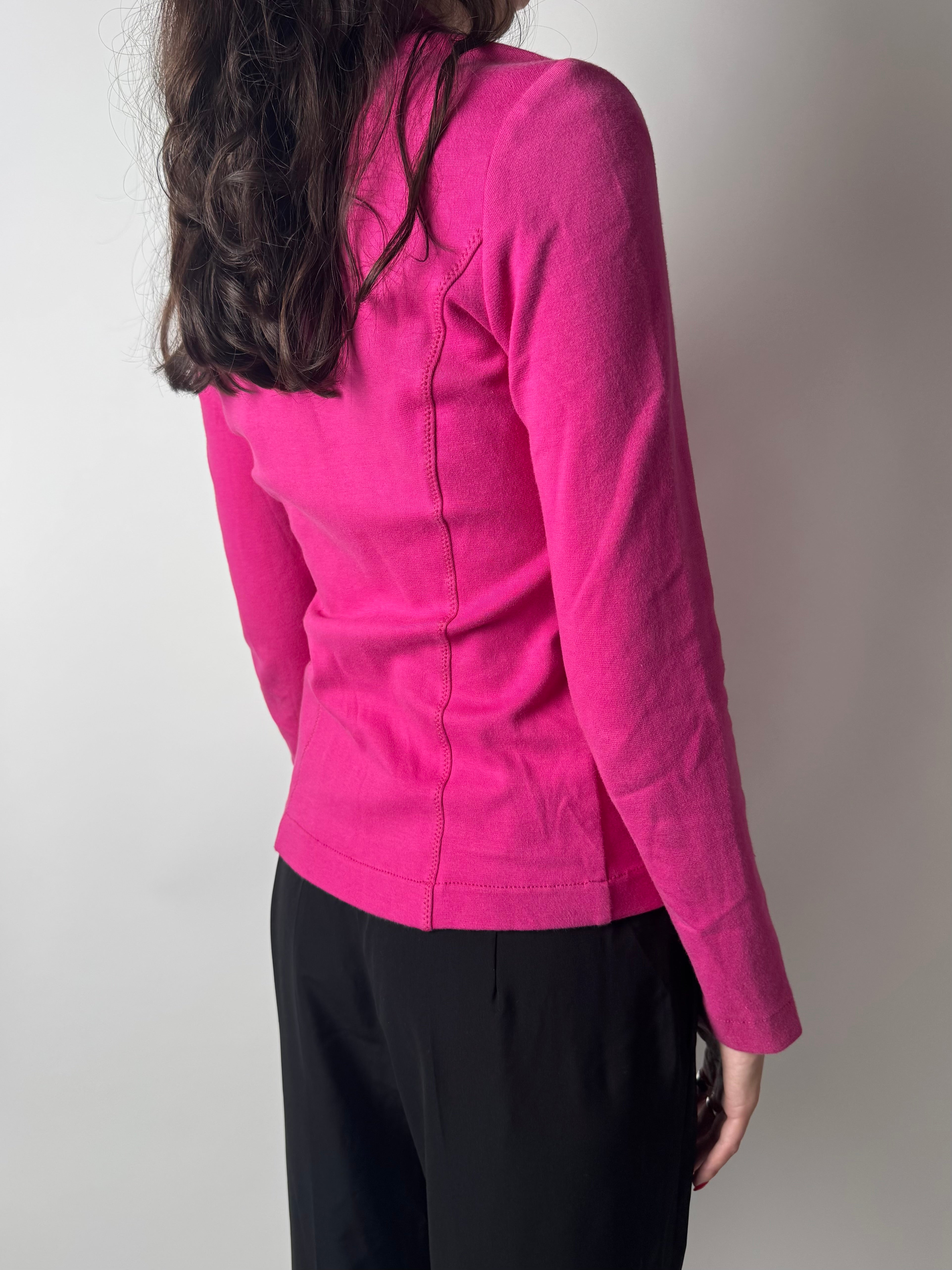 בלייזר כותנה ורוד (S-M)