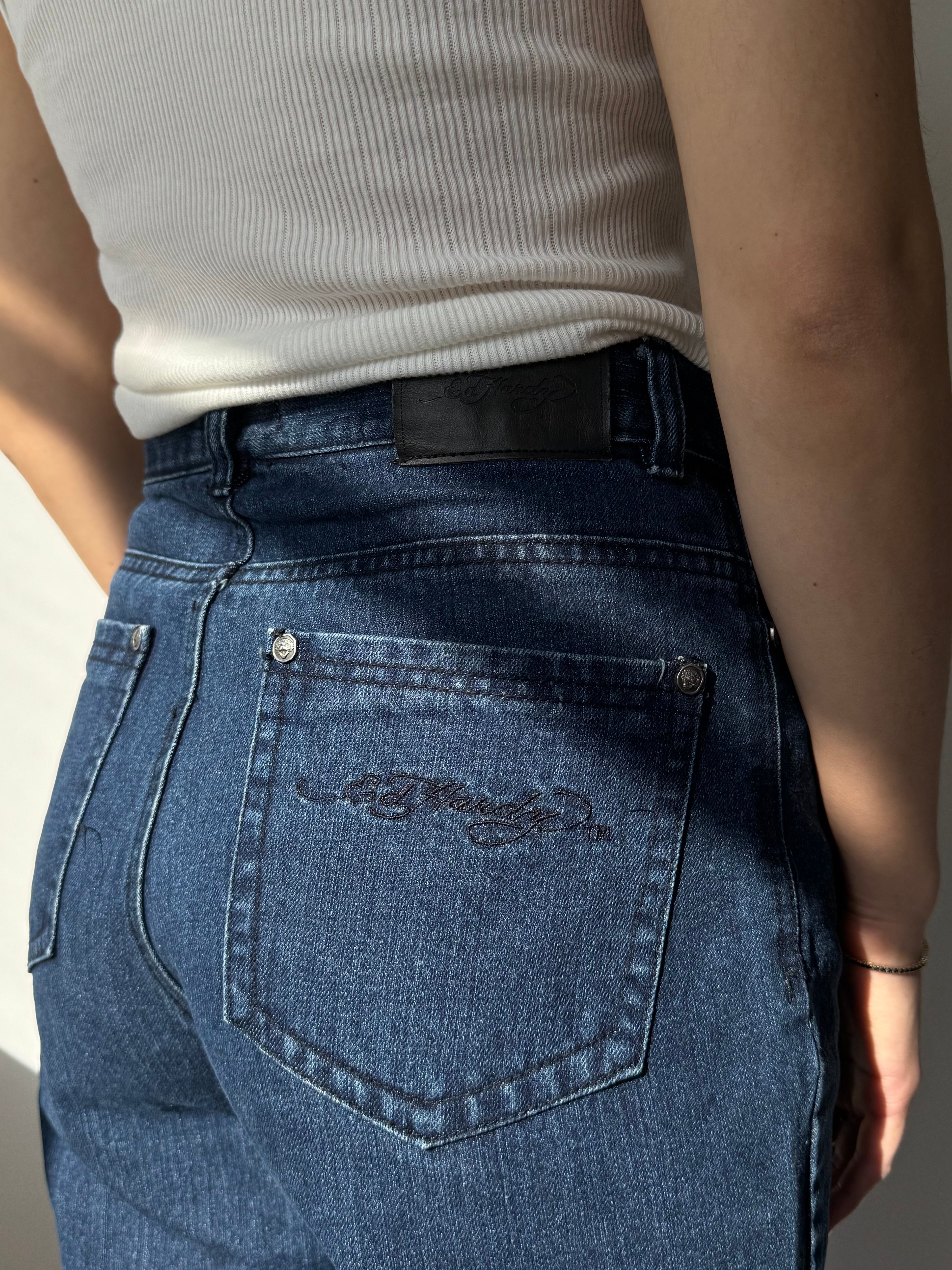 ג׳ינס קצר Ed Hardy (34-36)