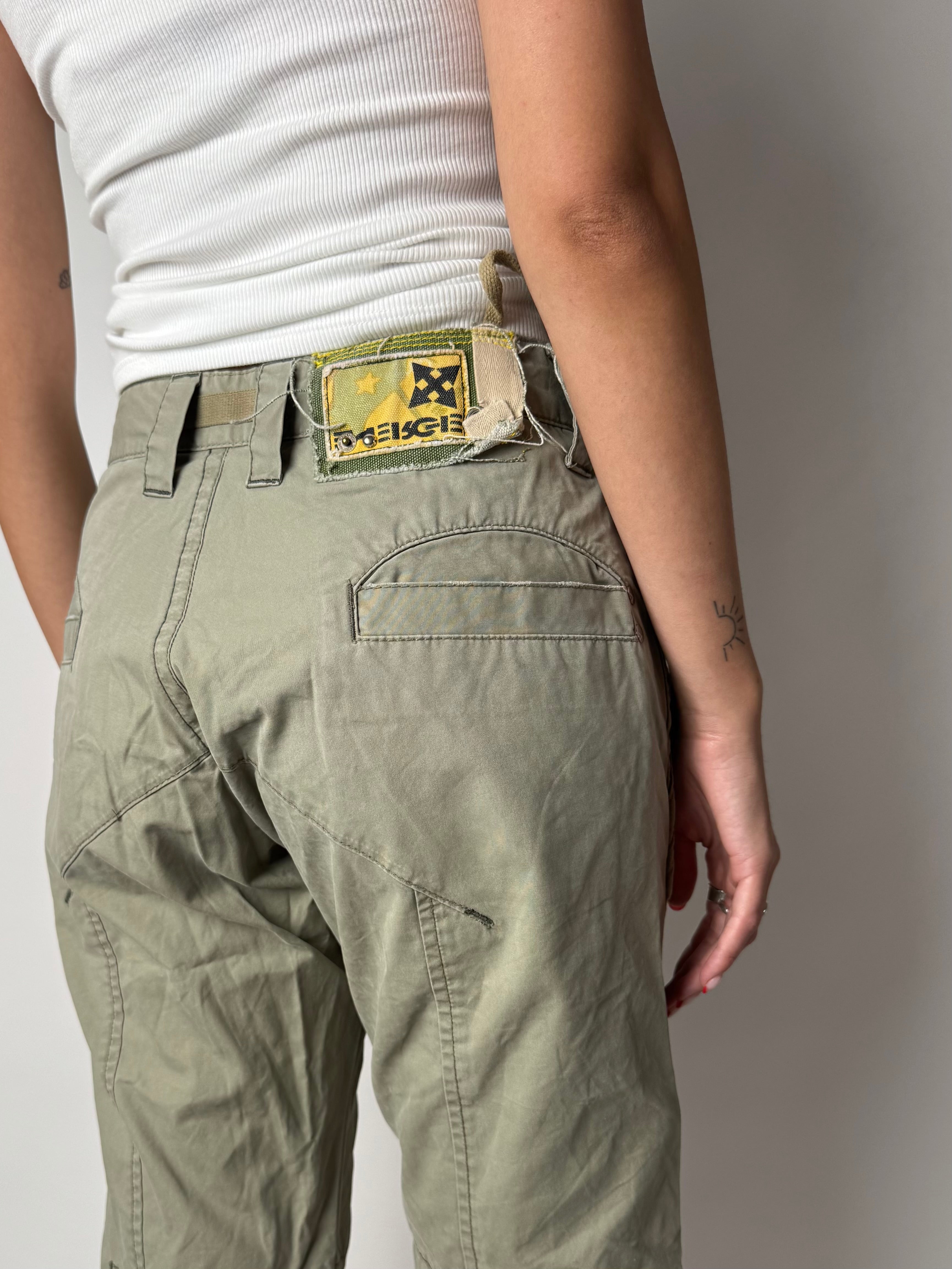 מכנסי דגמ״ח 3/4 חאקי (36)