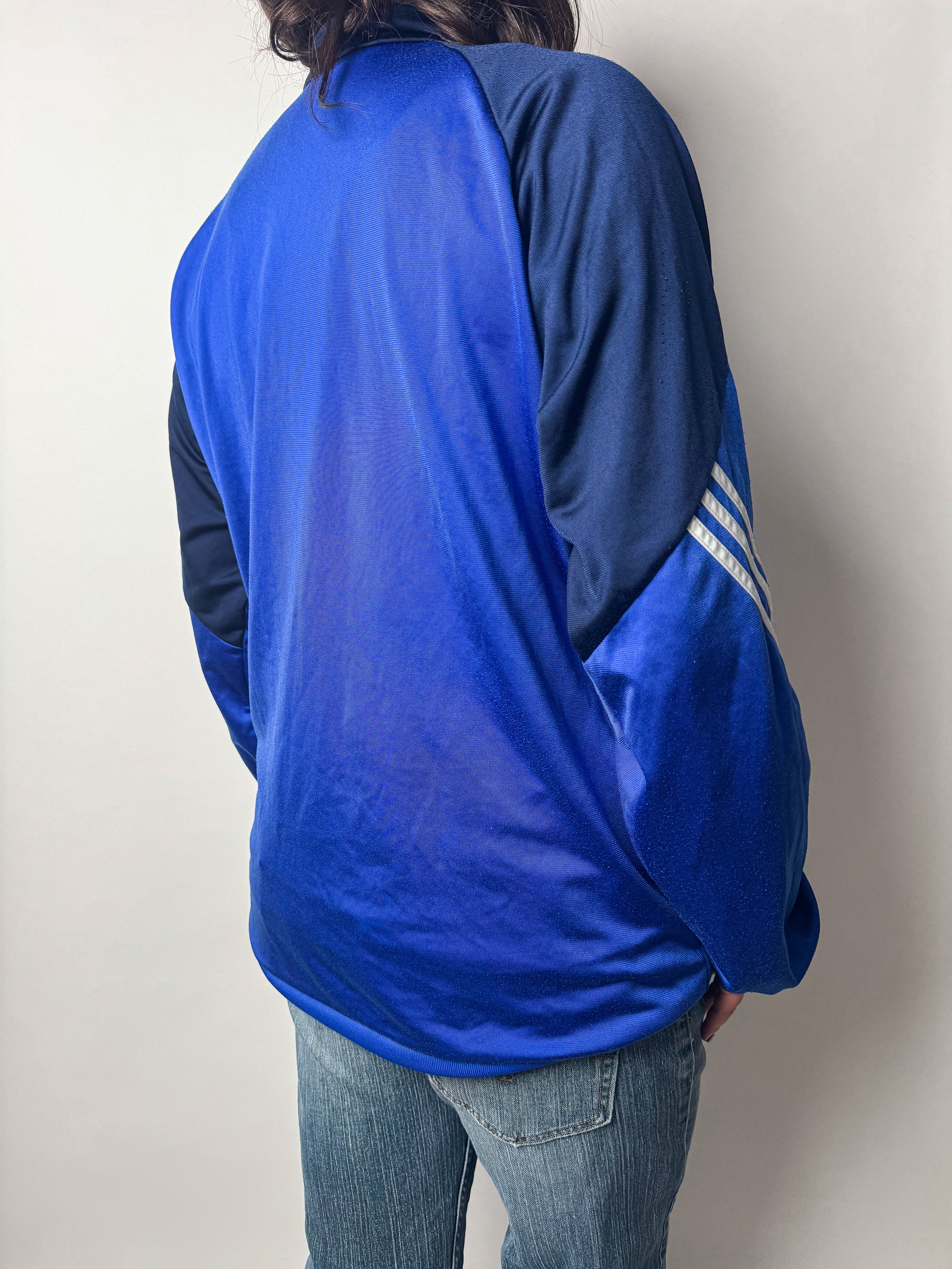 ג׳קט ספורט כחול Adidas (XL)