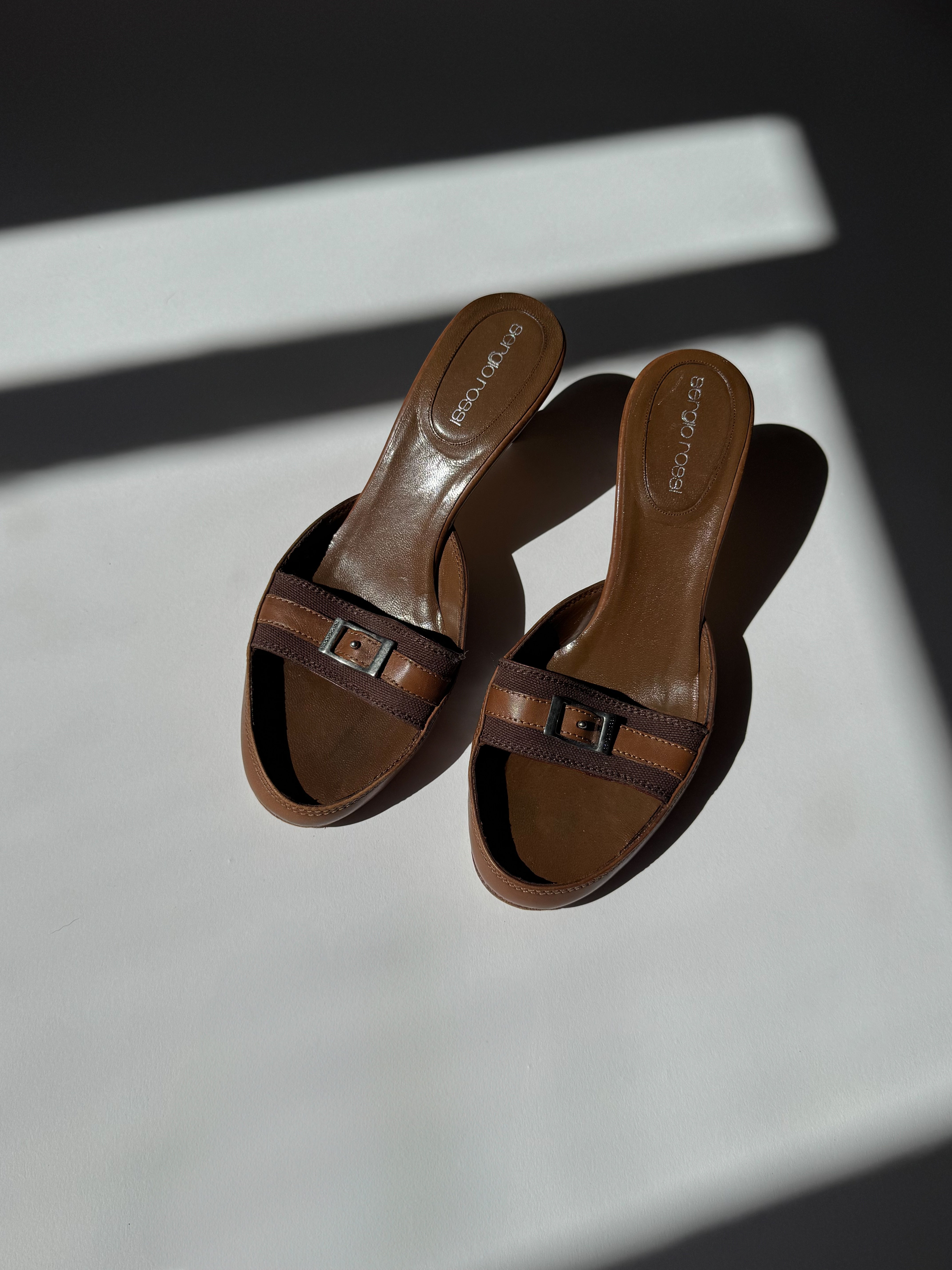 כפכפי עקב מעור Sergio Rossi (36)