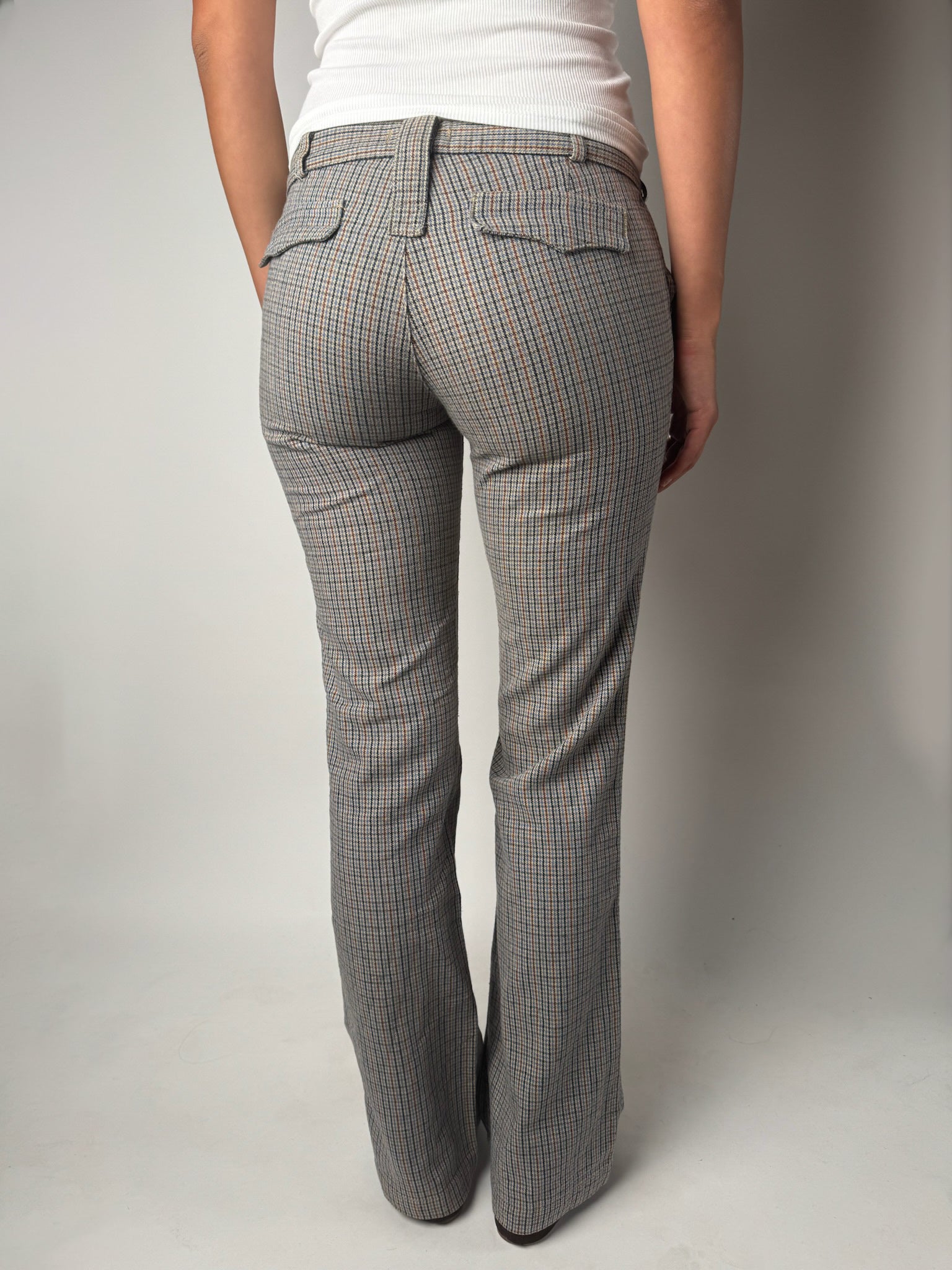 מכנסיים מחויטים משבצות Replay (36-38)