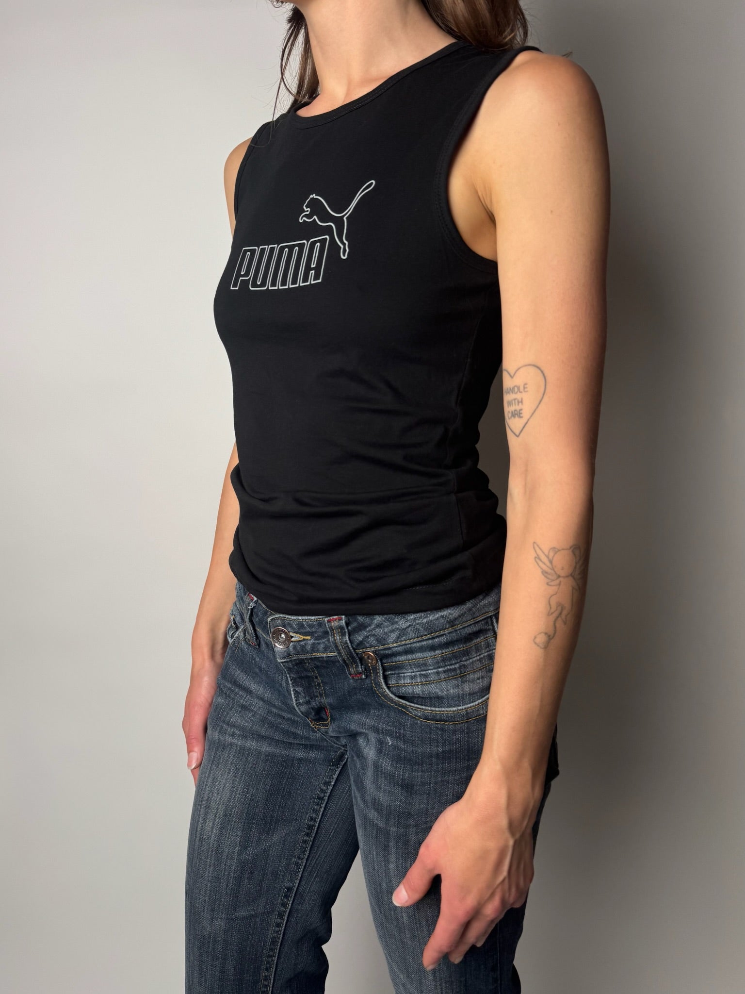 גופייה שחורה PUMA (S)