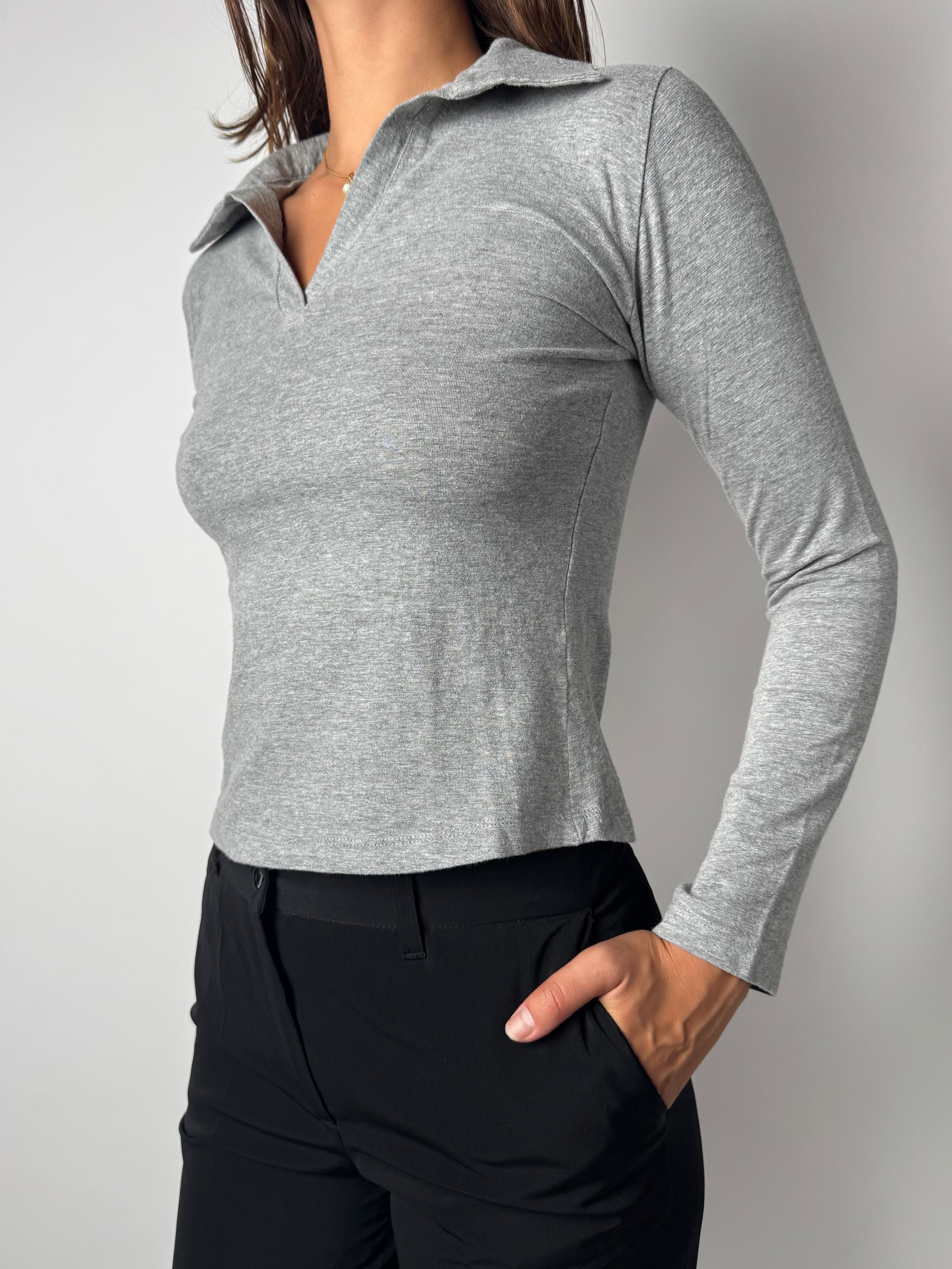 חולצת פולו כותנה (M)