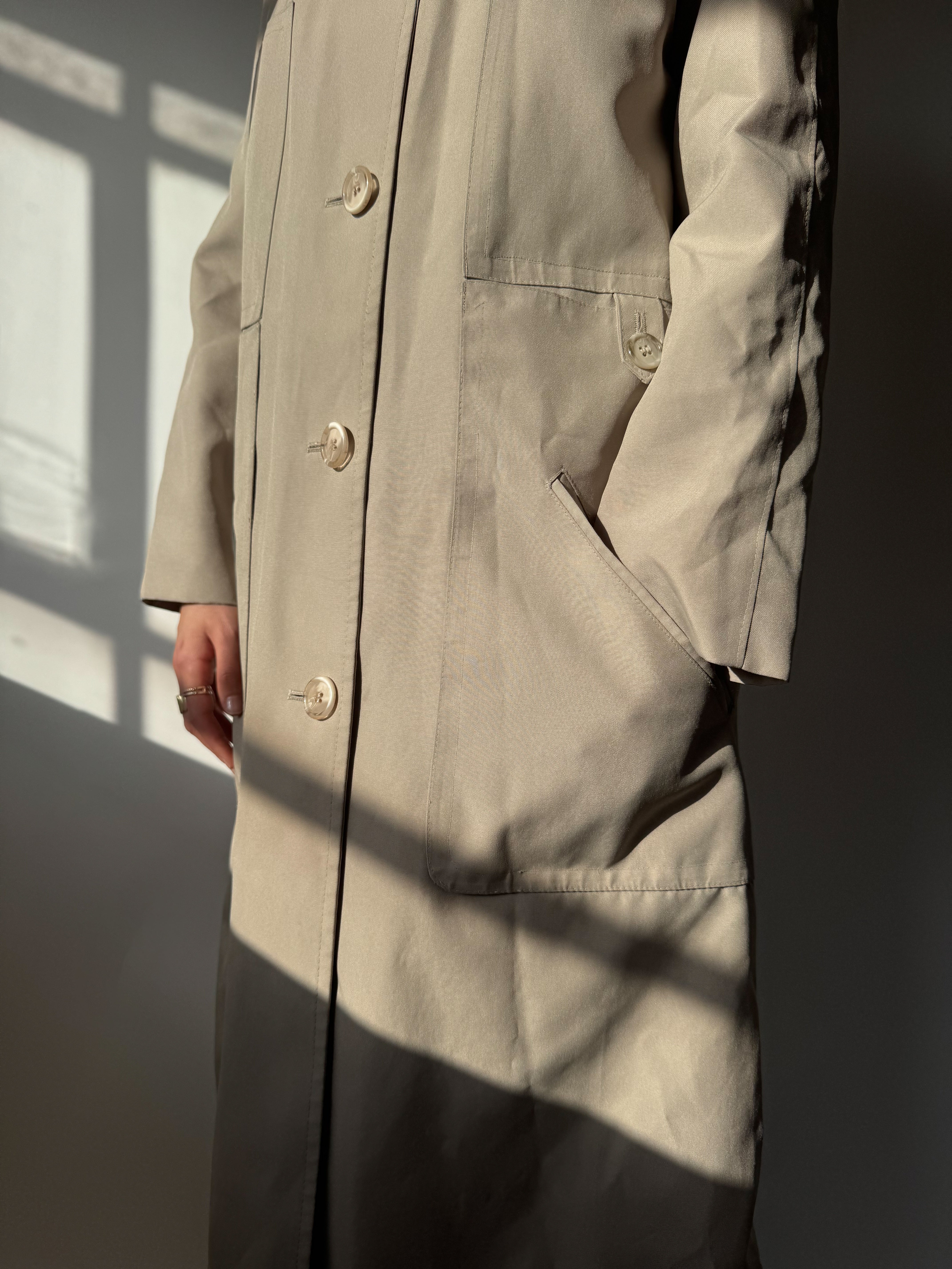 מעיל טרנץ׳ בז׳ (XS)