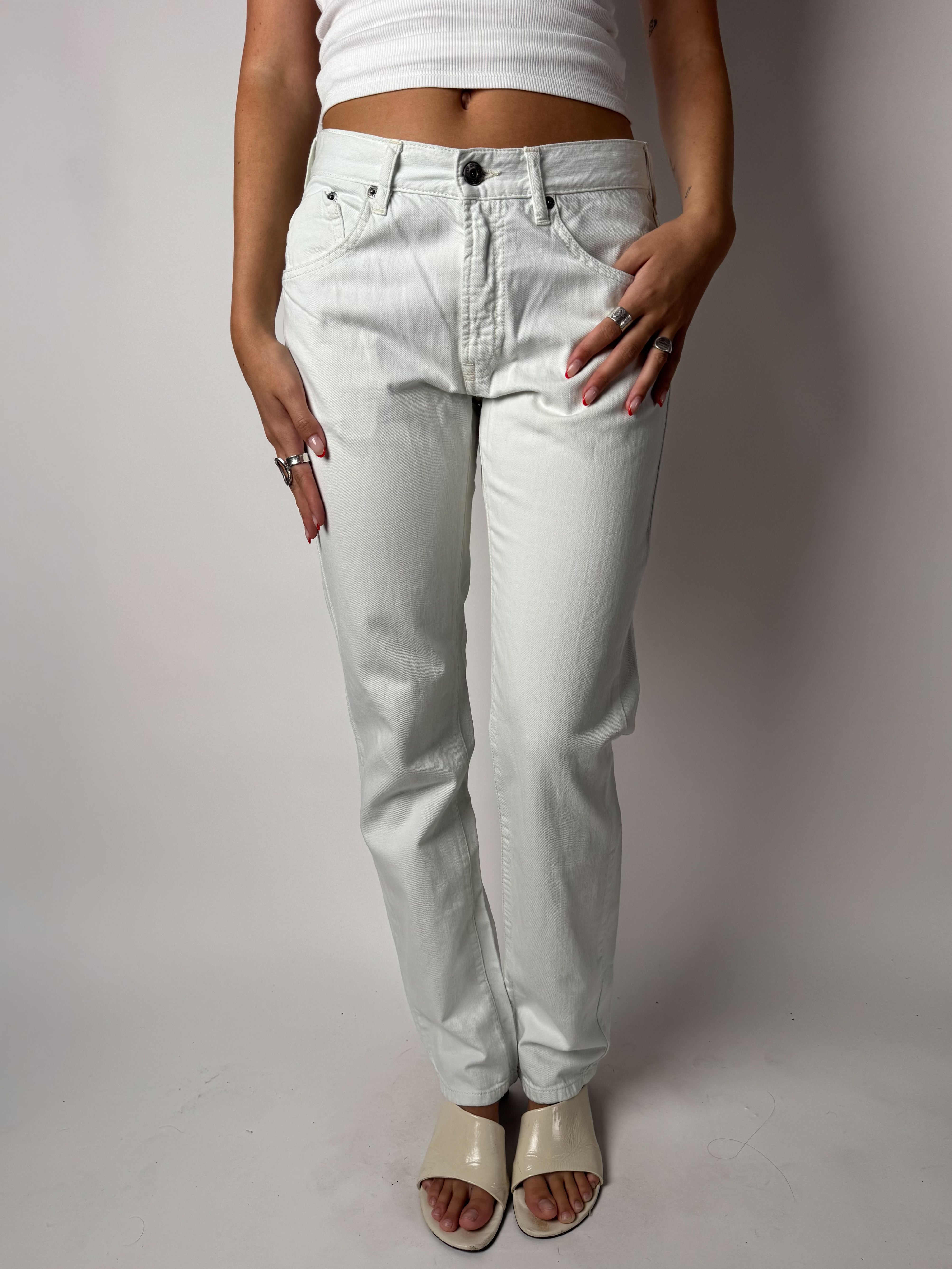 ג׳ינס לבן בגזרה ישרה Replay (36)