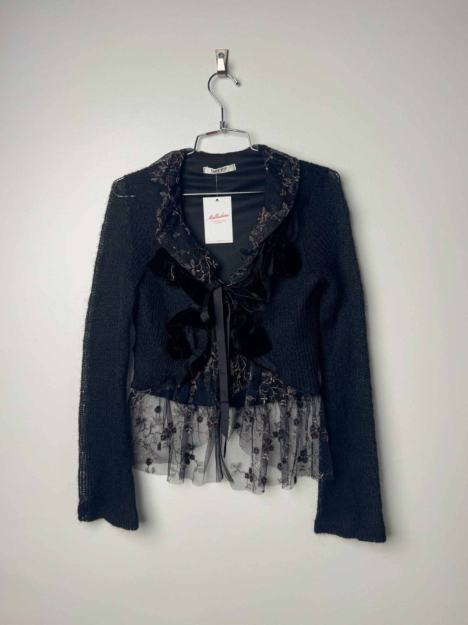 עליונית סרוגה בשילוב מלמלה (S)