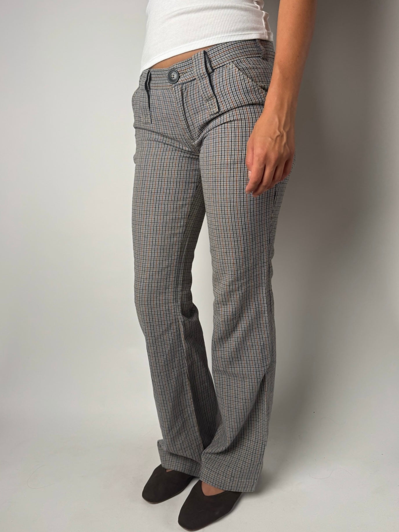 מכנסיים מחויטים משבצות Replay (36-38)