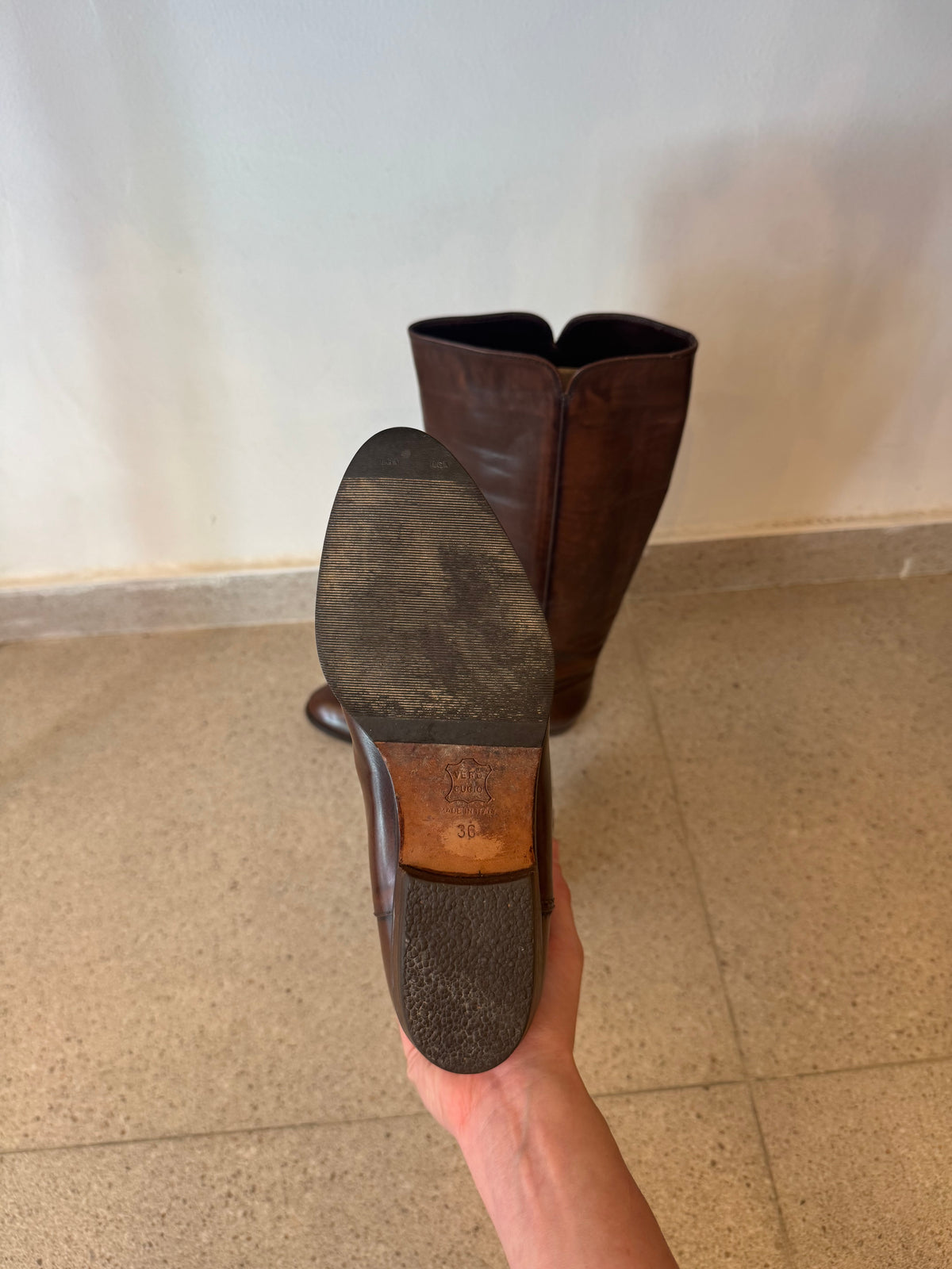 מגפי בוקרים חומות מעור (36)