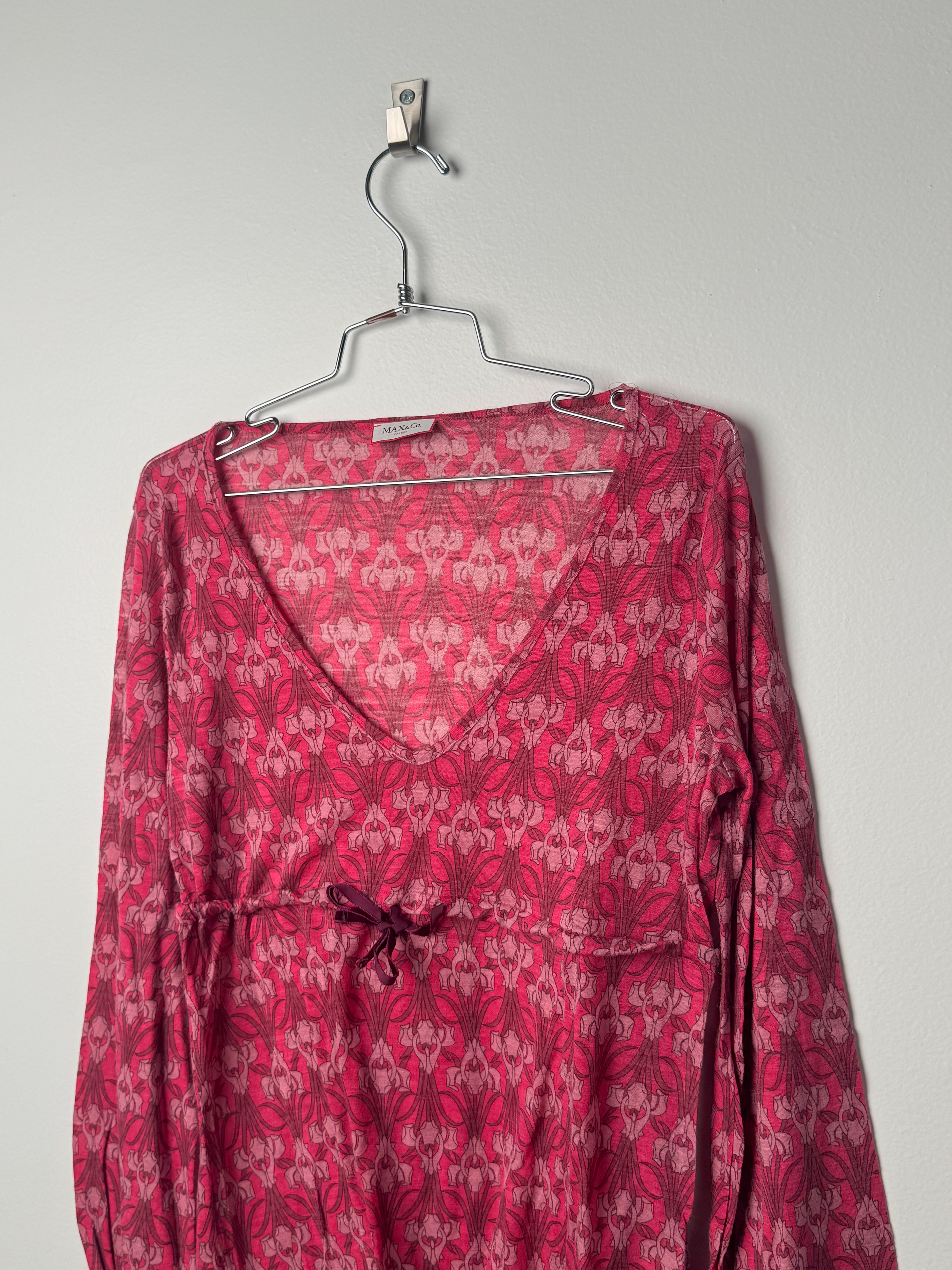 חולצה פרחונית ורודה Max&Co. (L)