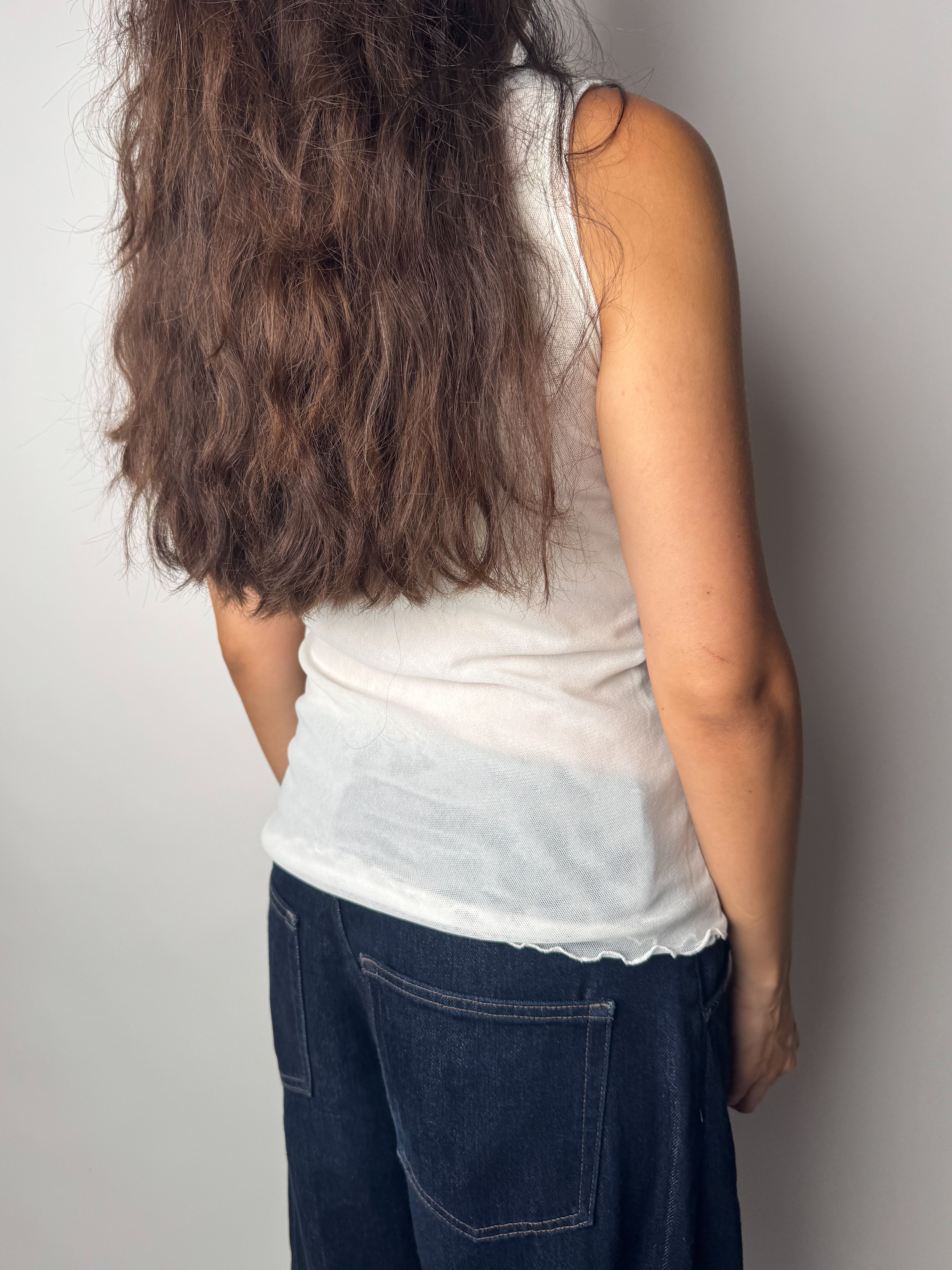 גופיית מש לבנה (M)